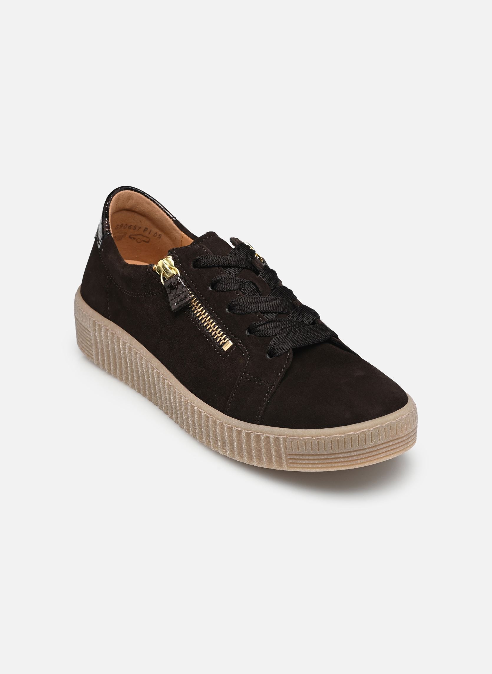 Baskets 6010.02 femme marron Gabor Baskets 6010.02 femme marron MOCCA (GOLD)