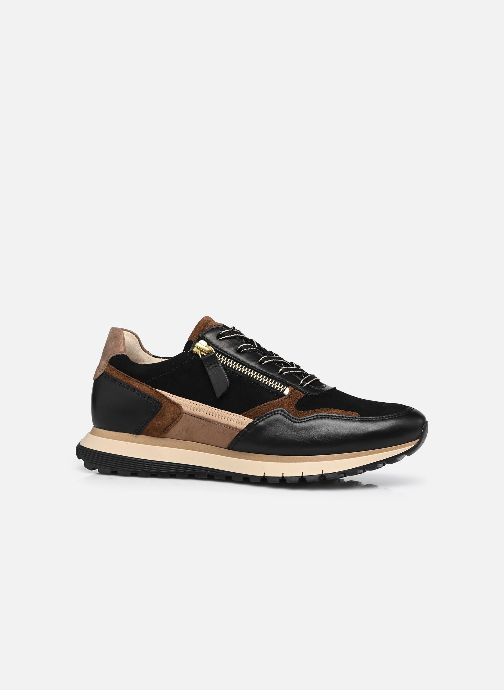 Baskets 6029.01 femme marron Gabor Baskets 6029.01 femme marron BLACK/WHISKY(GOLD)