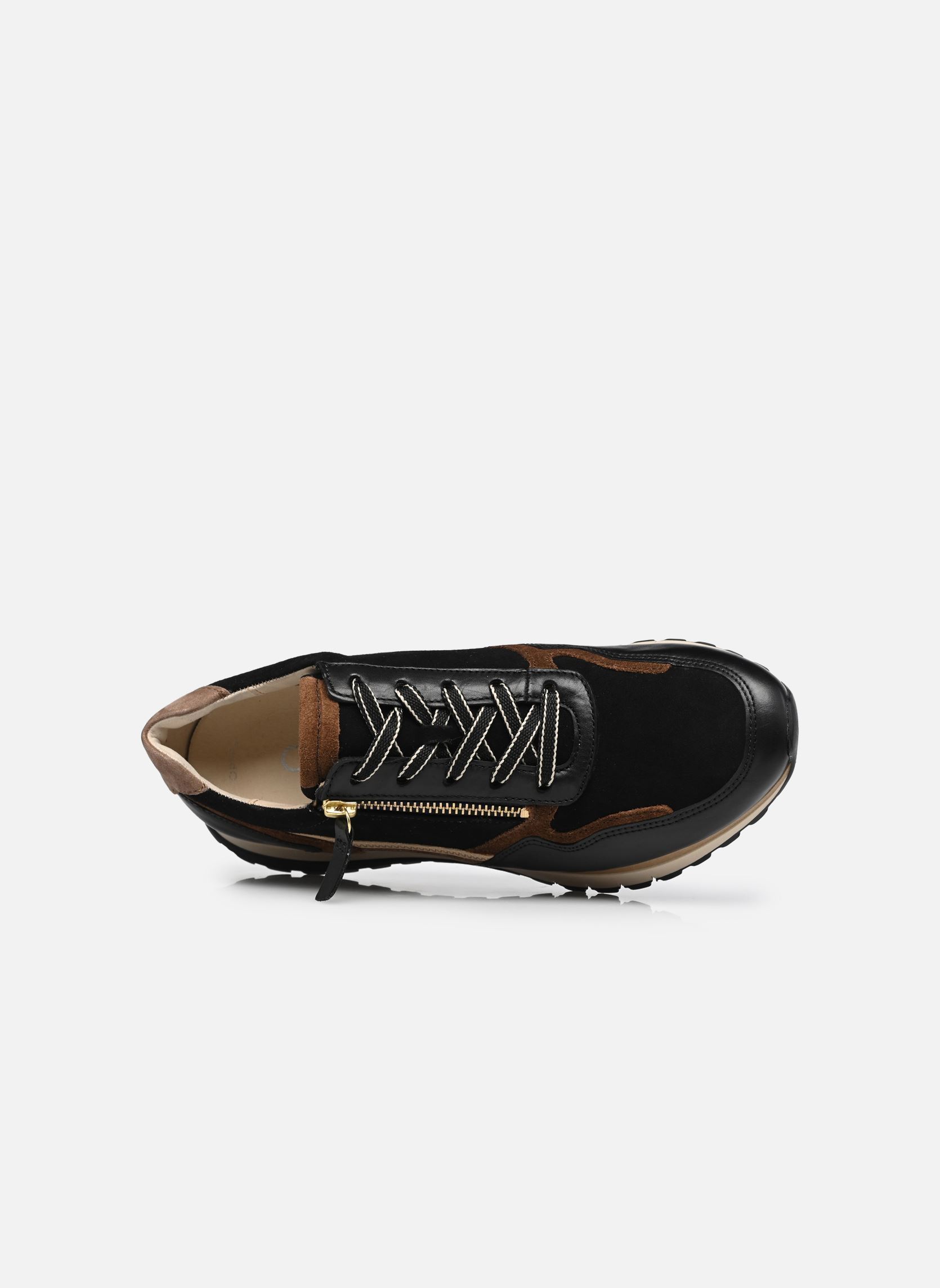 Baskets 6029.01 femme marron Gabor Baskets 6029.01 femme marron BLACK/WHISKY(GOLD)