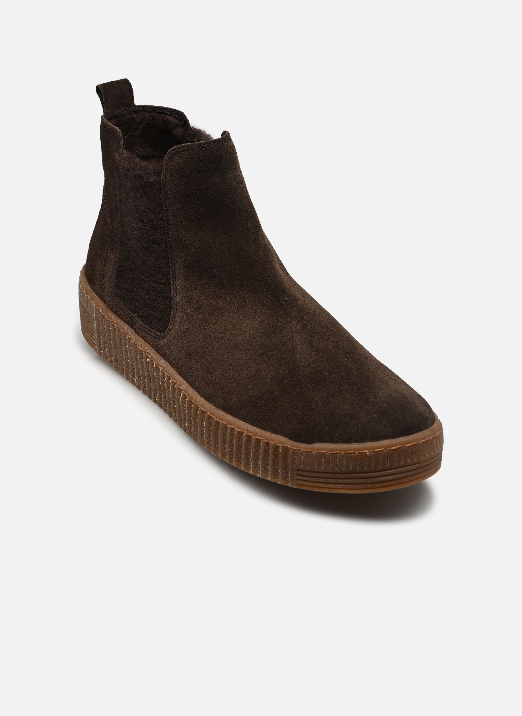 Bottines et boots 8013.02 femme marron Gabor Bottines et boots 8013.02 femme marron MOCCA (EL. TEXTURE