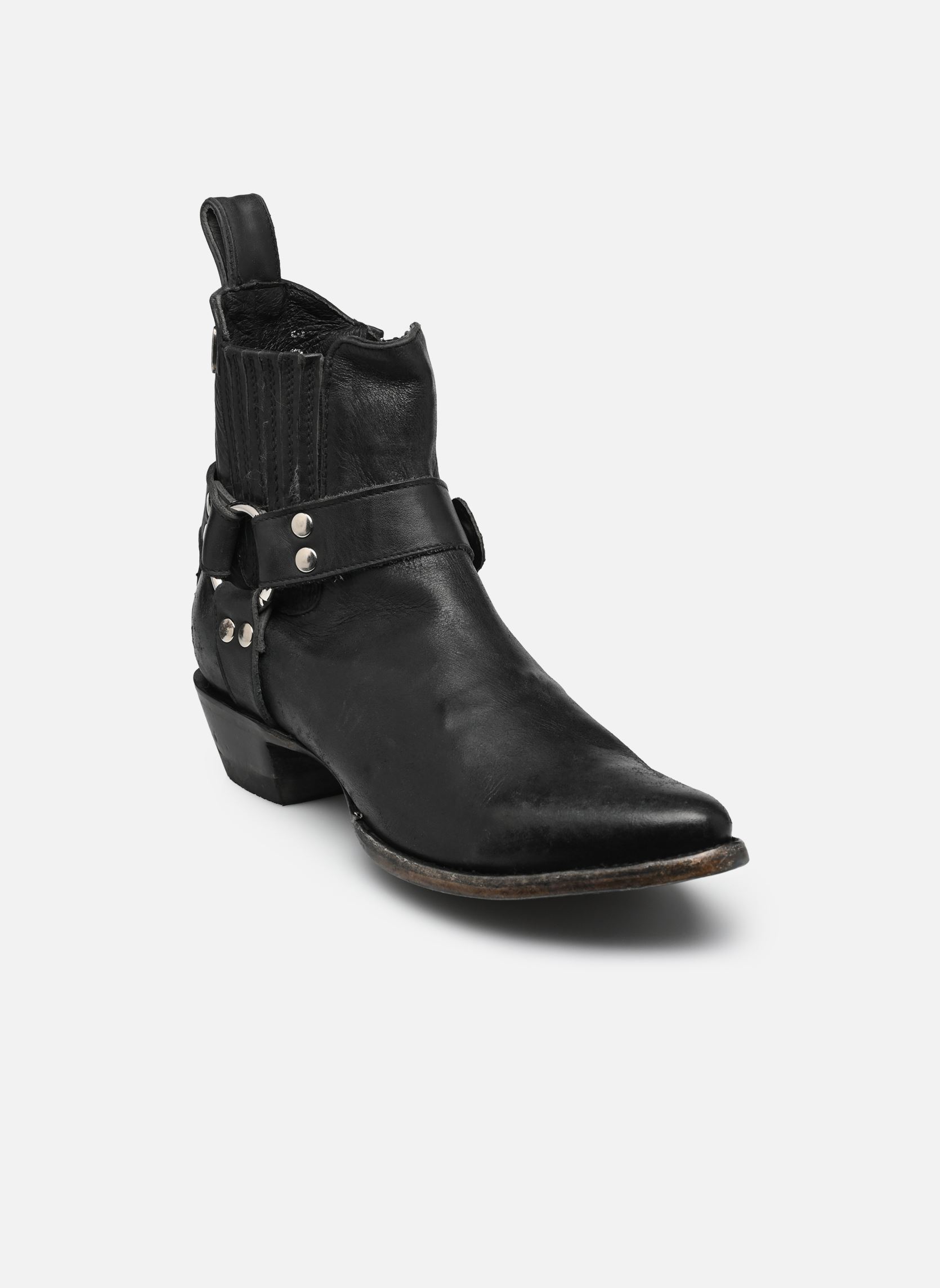 Bottines santiags Ginza femme noir Mexicana Bottines santiags Ginza femme noir BLACK