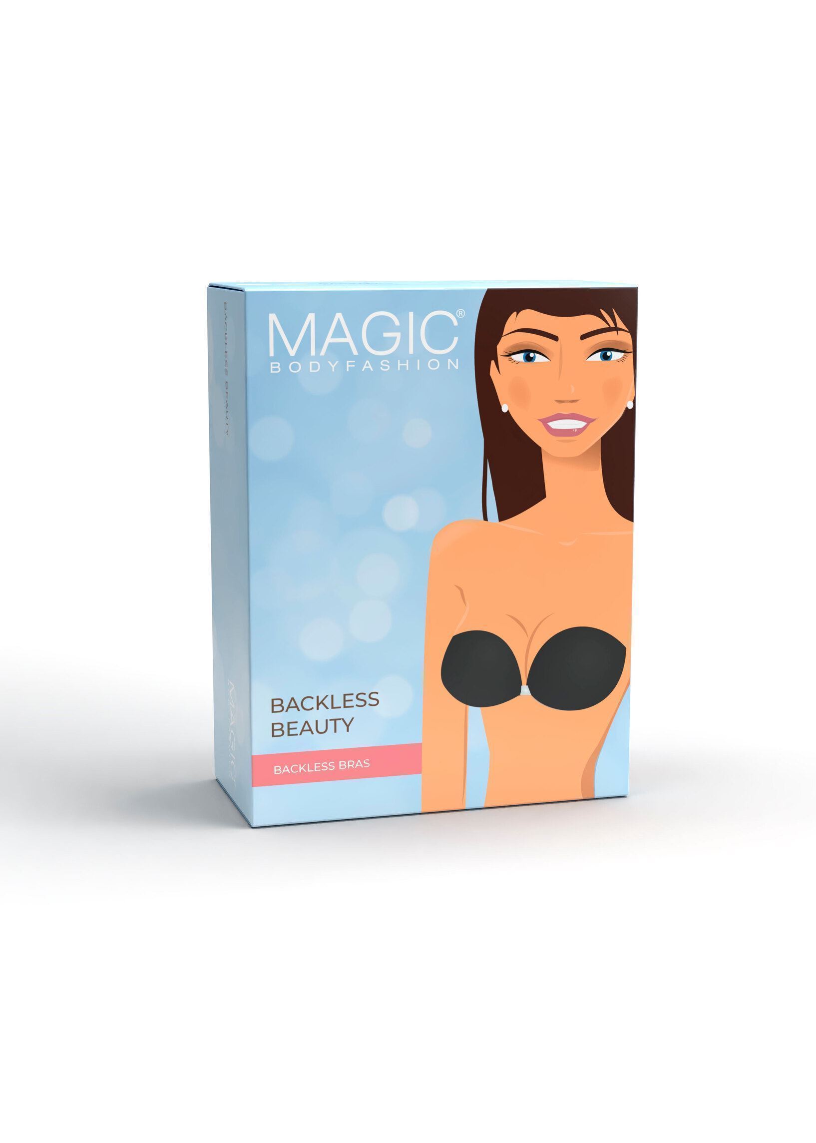 Push-up beha Backless Beauty dames zwart MAGIC Bodyfashion Push-up beha Backless Beauty dames zwart BLACK