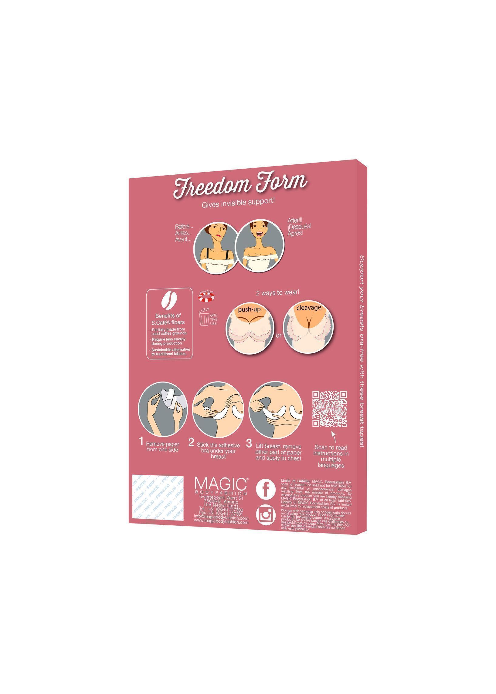 Coques silicones Freedom Form femme beige MAGIC Bodyfashion Coques silicones Freedom Form femme beige 1110-LATTE