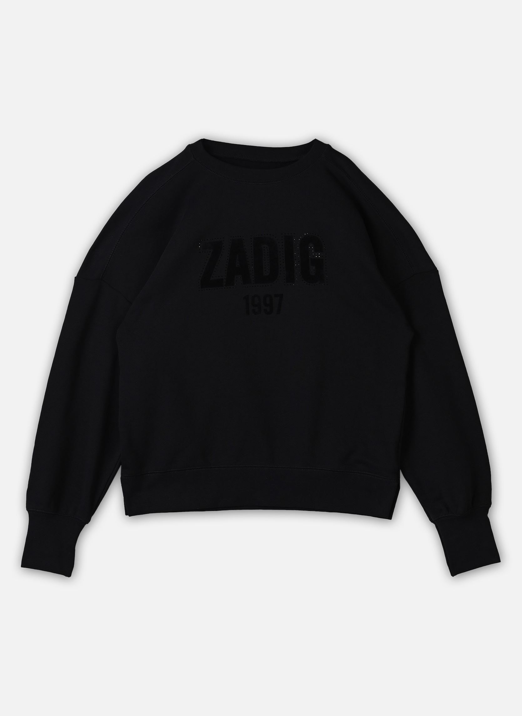 Sweatshirts X60799 meisjes zwart Zadig & Voltaire Sweatshirts X60799 meisjes zwart BLACK