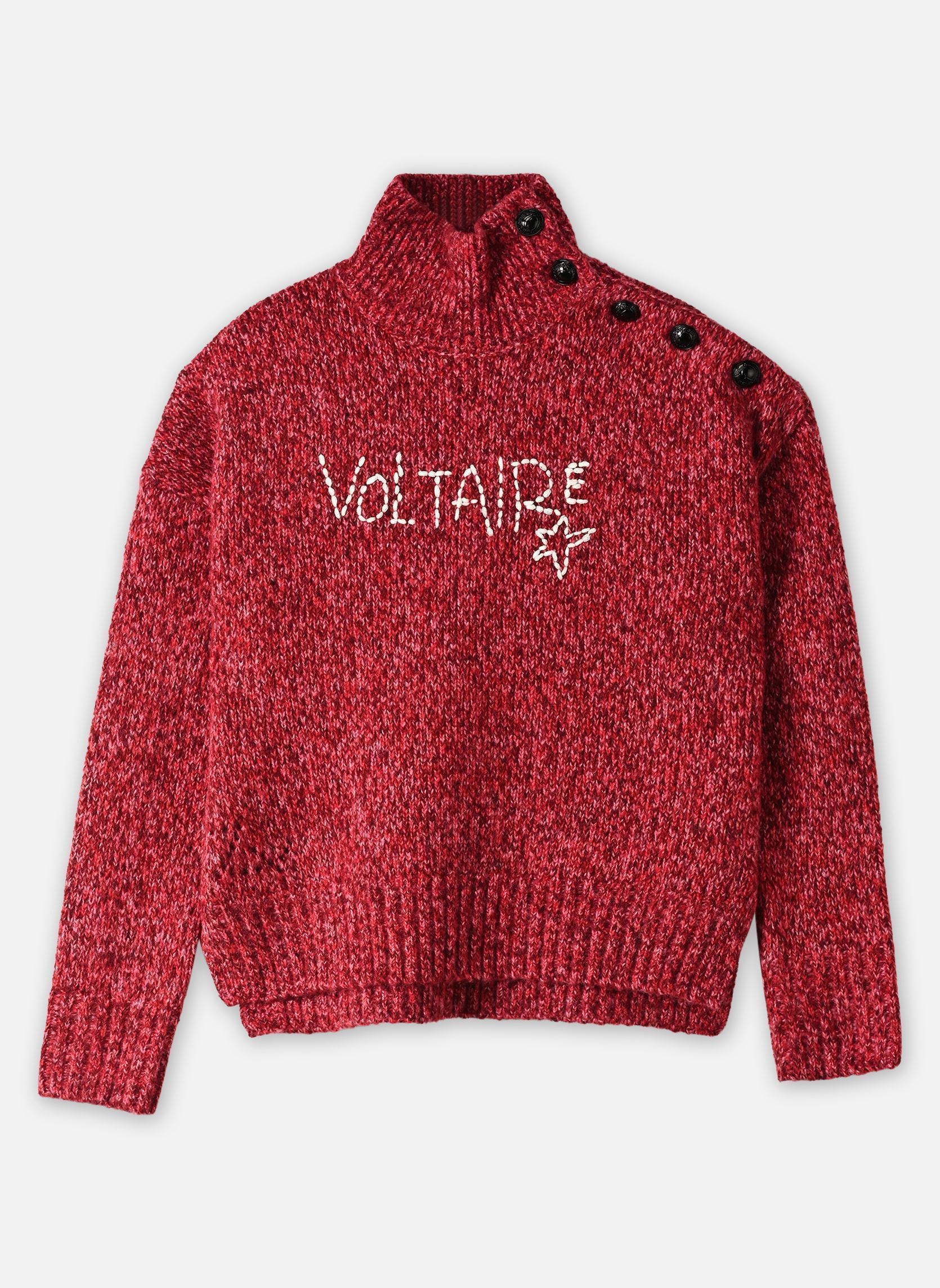 Pulls X60805 fille rouge Zadig & Voltaire Pulls X60805 fille rouge PORTO
