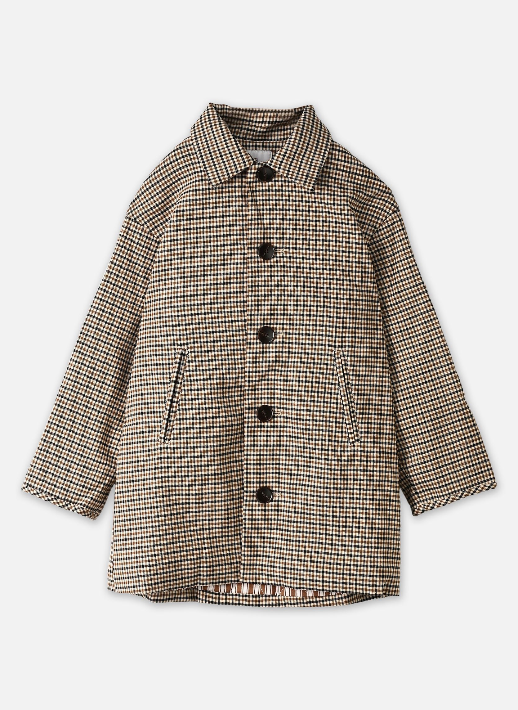 Manteaux classiques L00089 fille marron Kids around Manteaux classiques L00089 fille marron MARRON FONCE