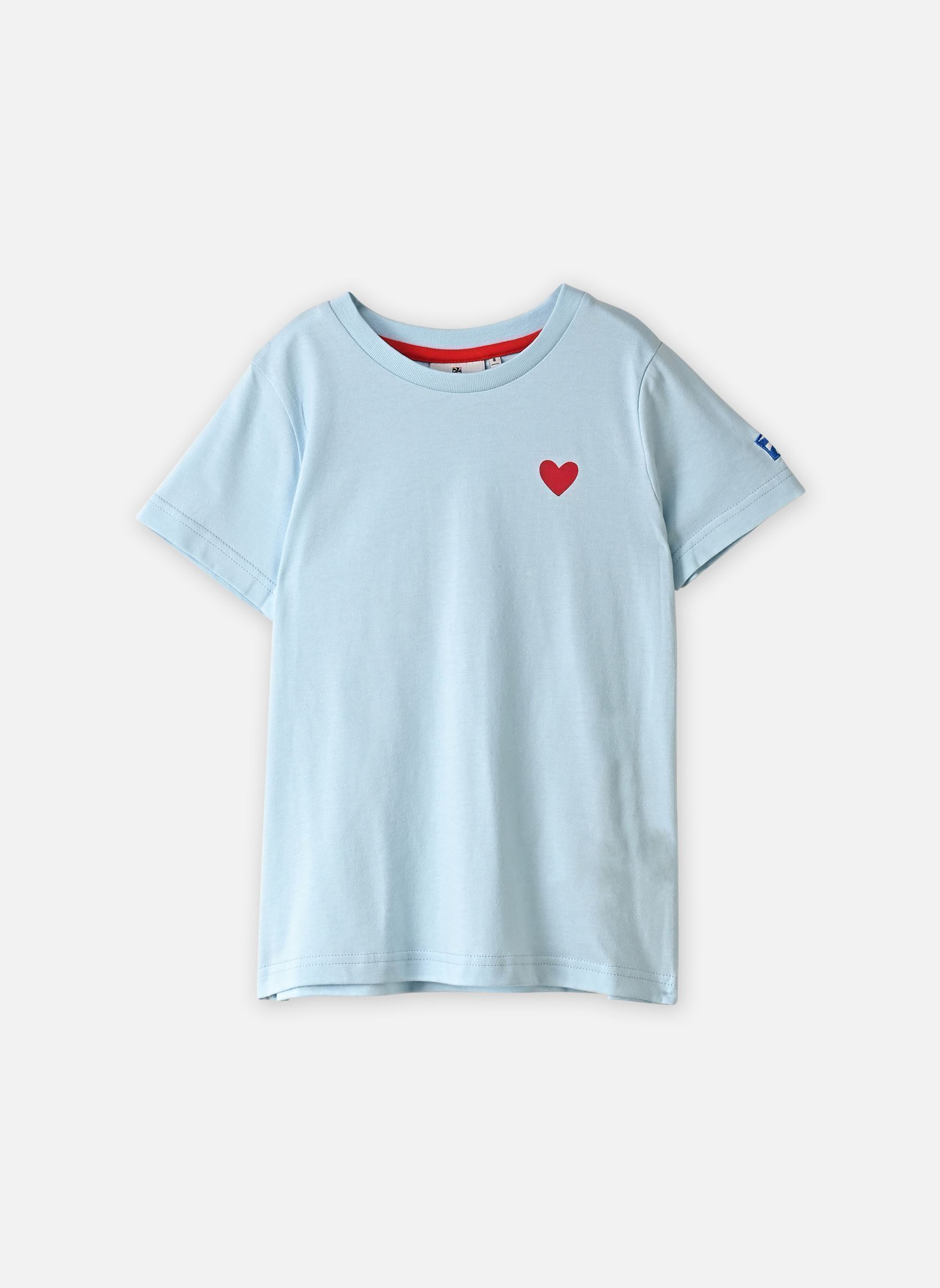 Tee-shirts L00093 fille bleu Kids around Tee-shirts L00093 fille bleu PANAMA