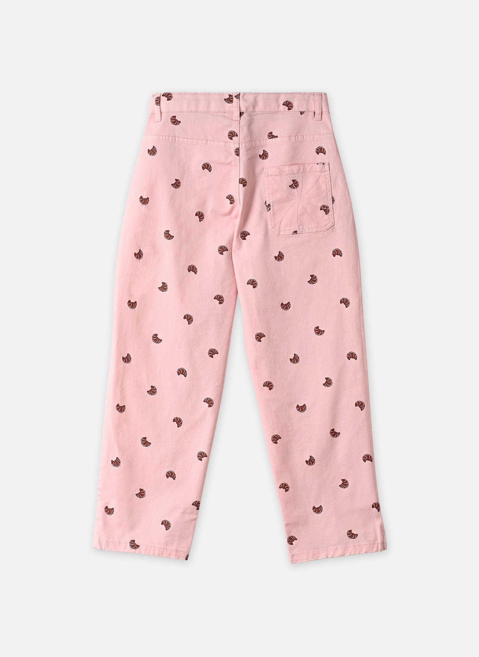 Pantalons L00100 fille rose Kids around Pantalons L00100 fille rose ROSE PASTEL