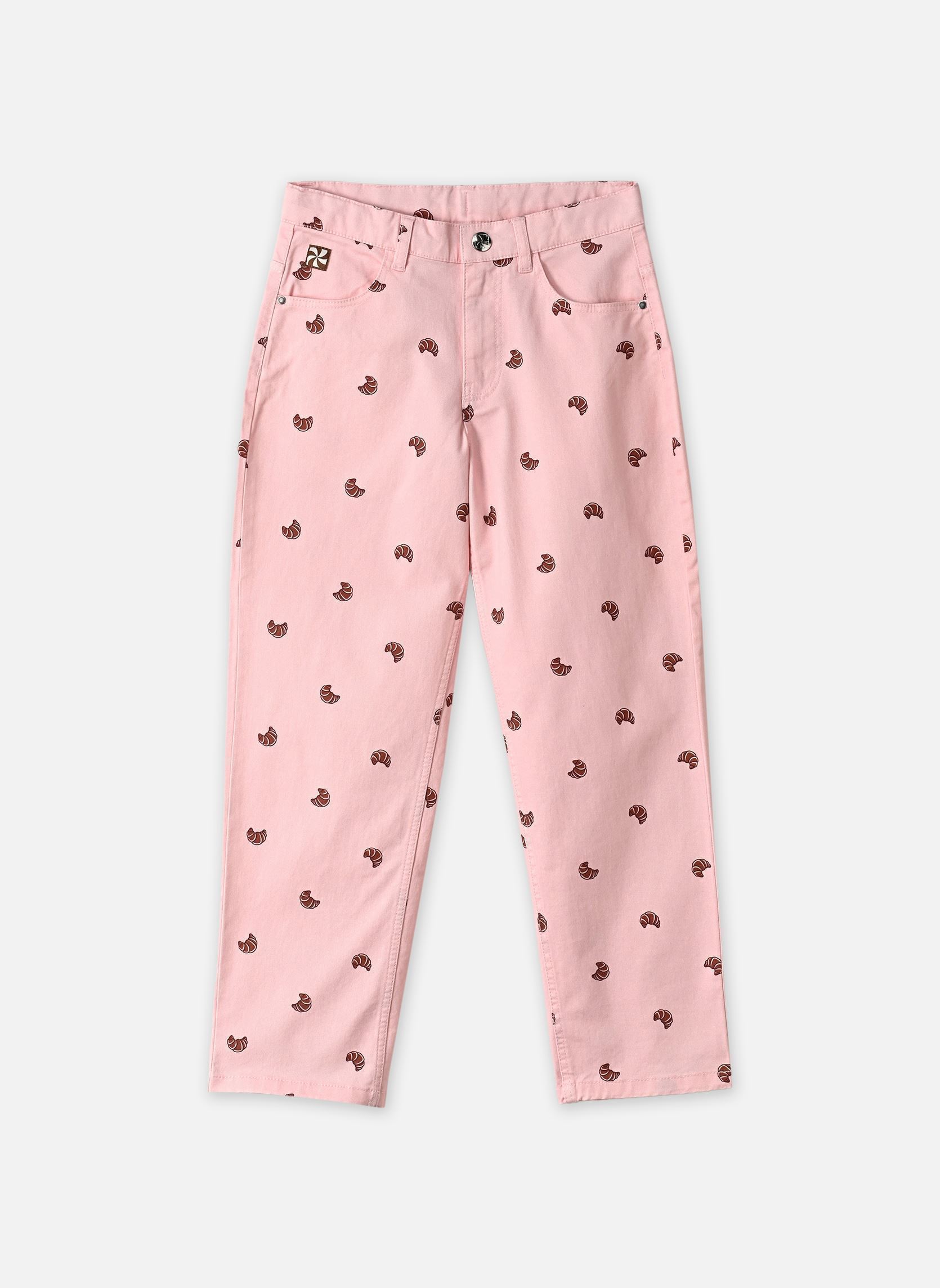 Pantalons L00100 fille rose Kids around Pantalons L00100 fille rose ROSE PASTEL