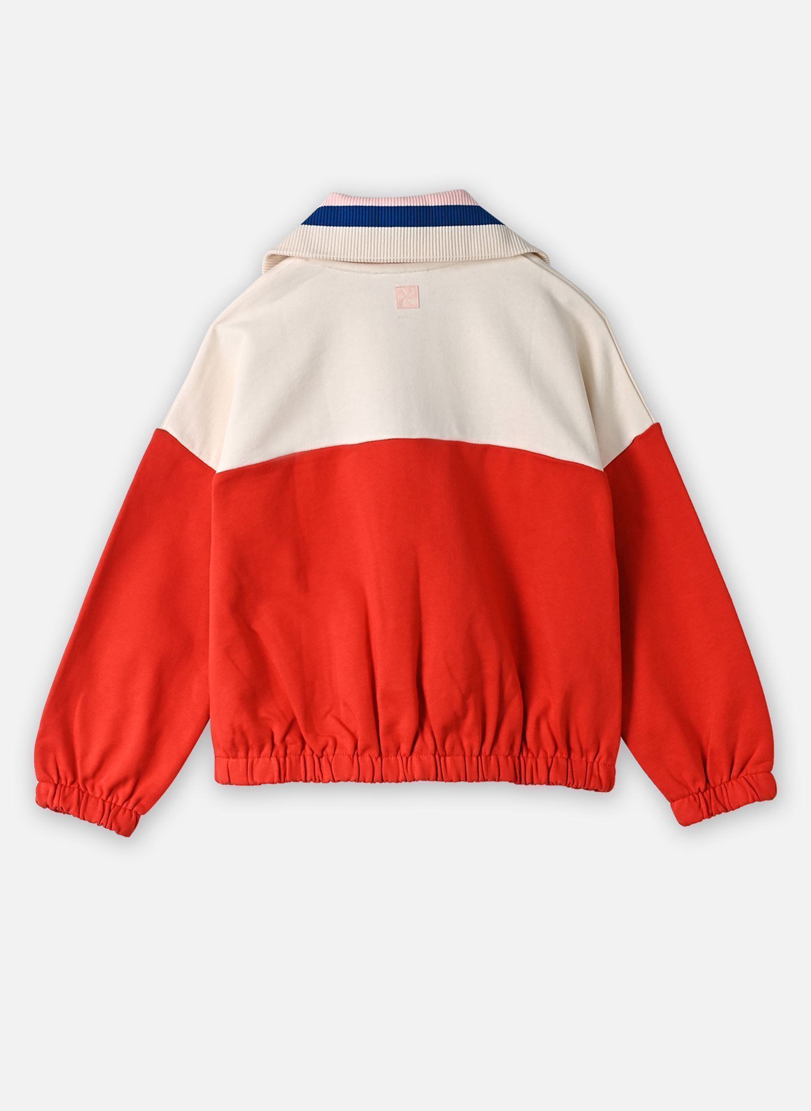 Sweats L00110 fille blanc Kids around Sweats L00110 fille blanc ROUGE VIF