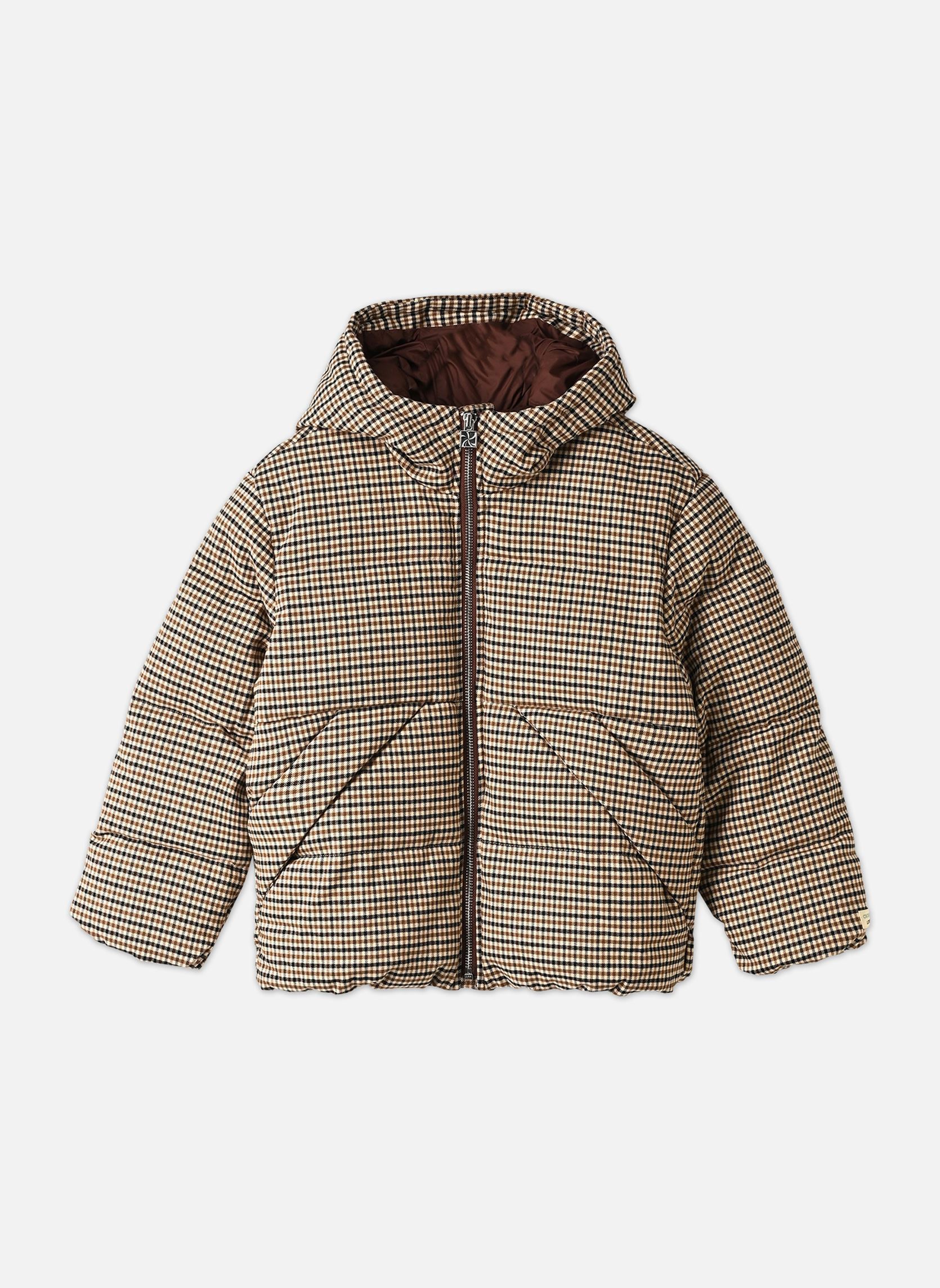 Gewatteerde jassen L00116 jongens bruin Kids around Gewatteerde jassen L00116 jongens bruin MARRON FONCE