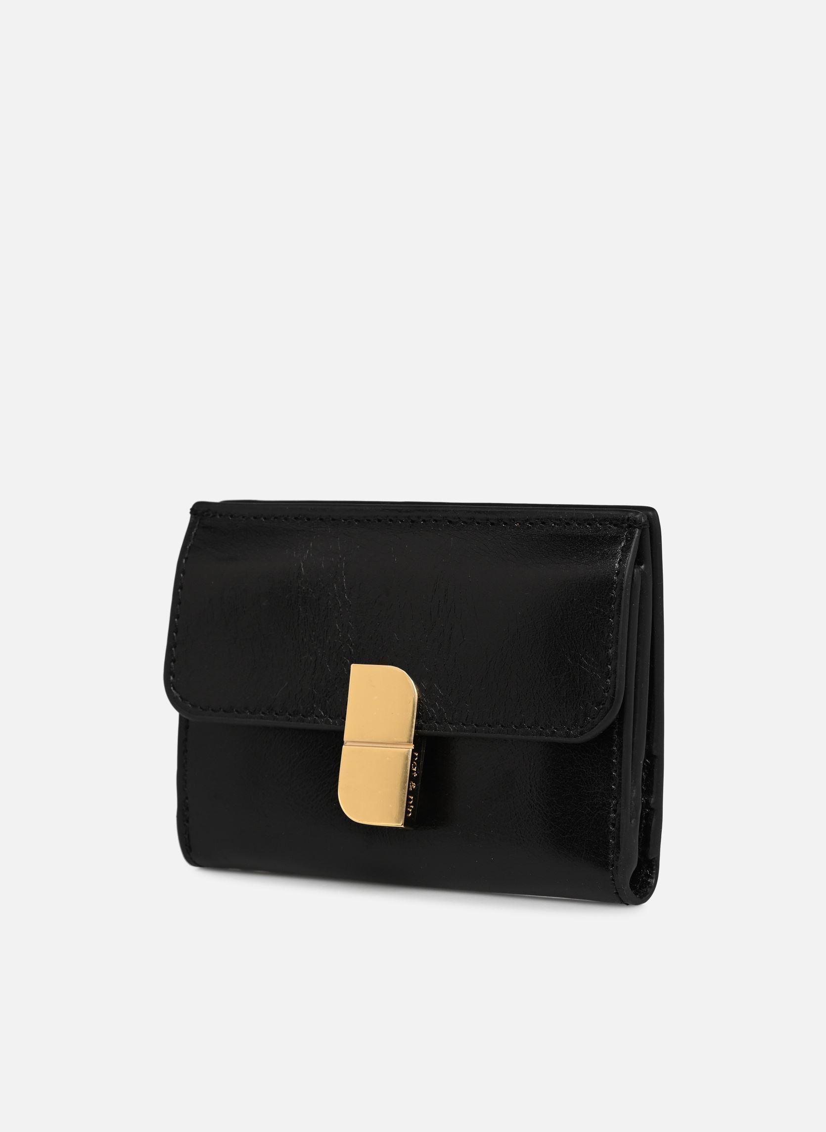 Petite maroquinerie Joa femme noir Nat & Nin Petite maroquinerie Joa femme noir NOIR GLACÉ