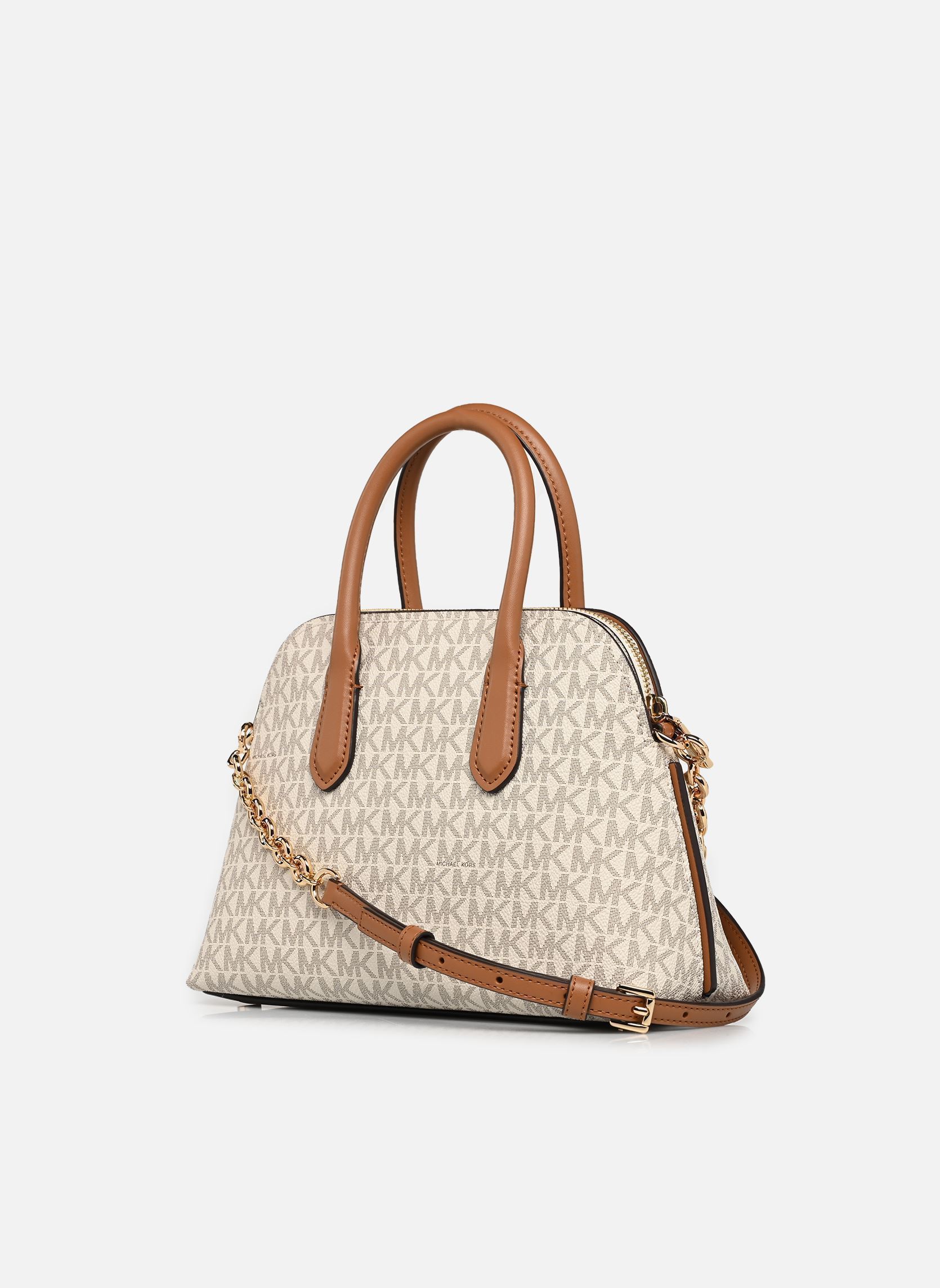 Handtassen FREDDIE MD DOME CHN STCHL dames bruin Michael Michael Kors Handtassen FREDDIE MD DOME CHN STCHL dames bruin VANILLA/ACRN