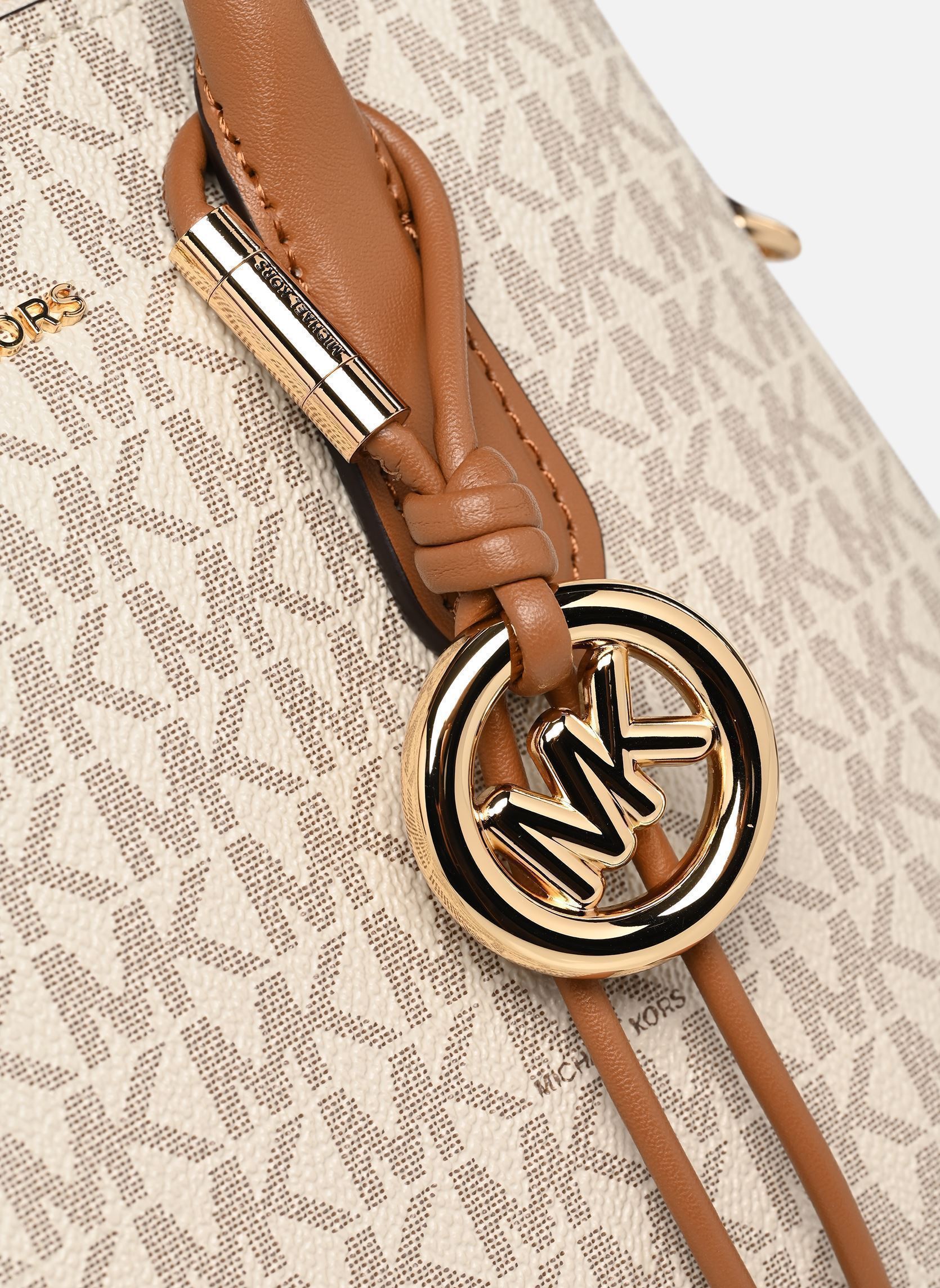 Handtassen FREDDIE MD DOME CHN STCHL dames bruin Michael Michael Kors Handtassen FREDDIE MD DOME CHN STCHL dames bruin VANILLA/ACRN
