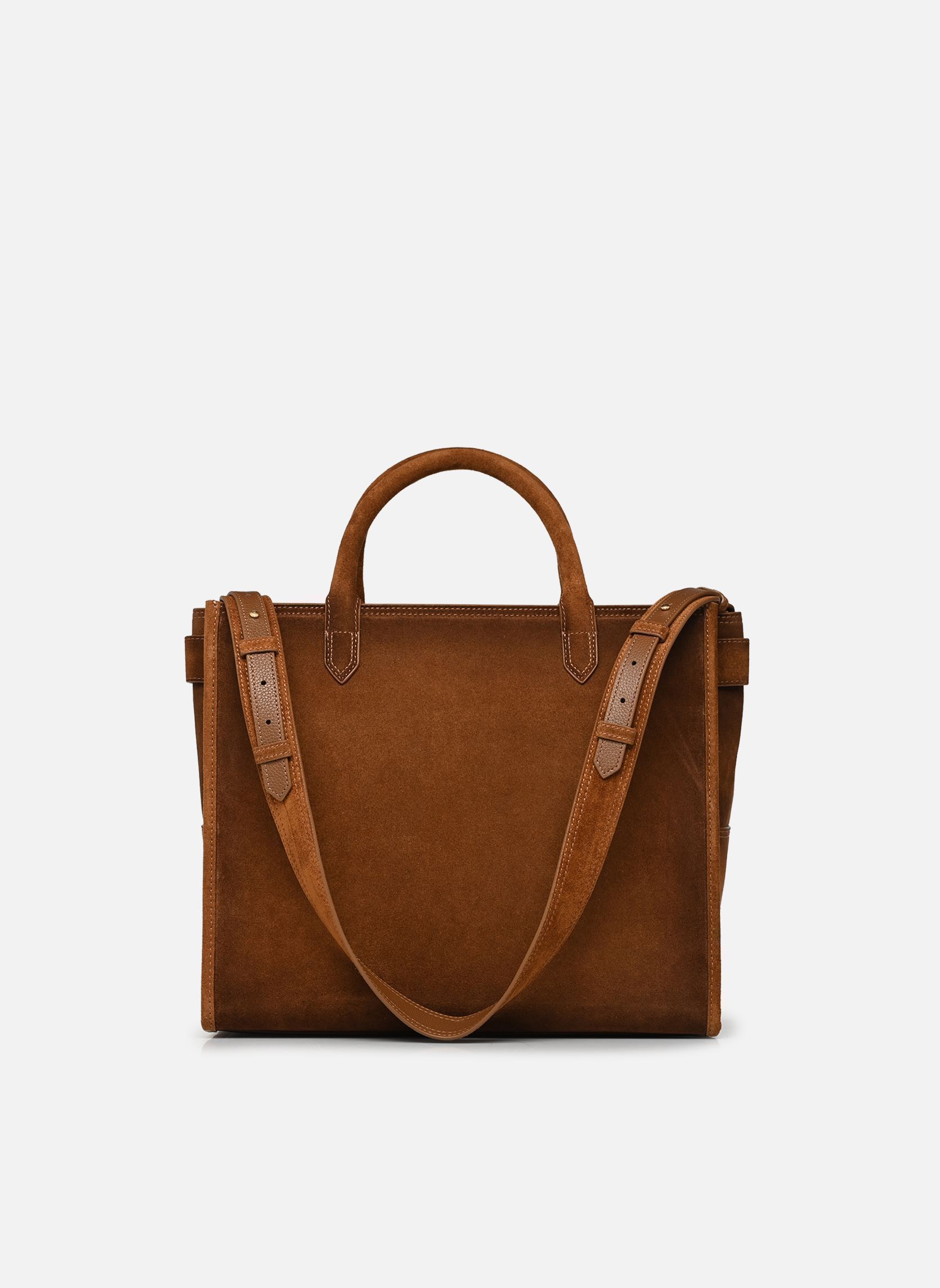 Sacs Angel Tote Used Suede femme marron Zadig & Voltaire Sacs Angel Tote Used Suede femme marron COGNAC