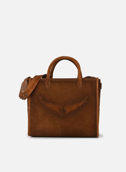 Zadig & Voltaire Sacs Angel Tote Used Suede femme marron