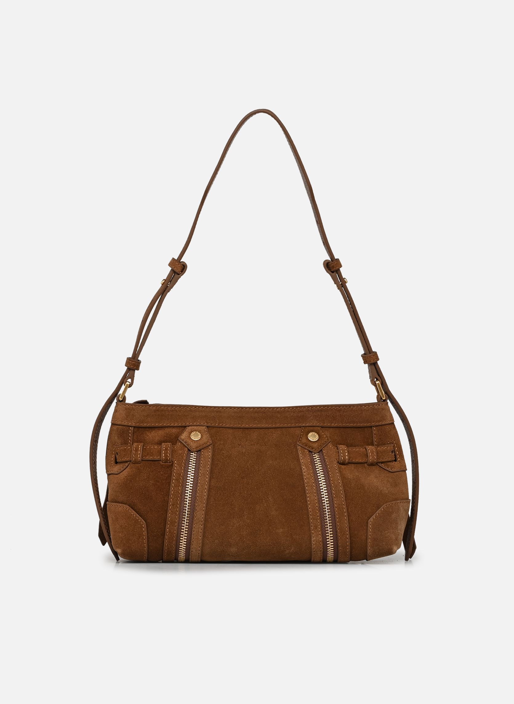 Schoudertassen Baby Madison Suede dames bruin Zadig & Voltaire Schoudertassen Baby Madison Suede dames bruin COGNAC
