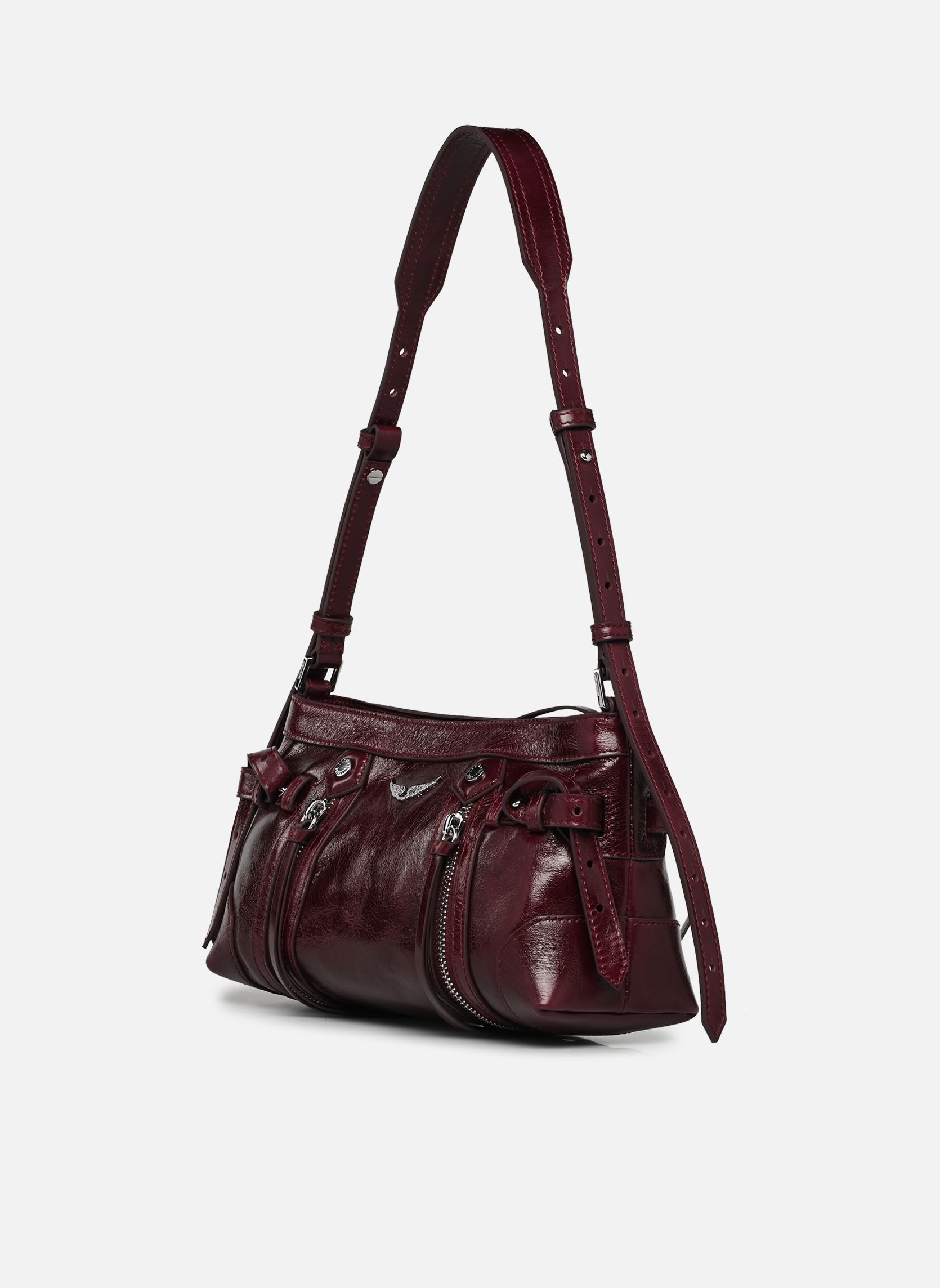 Taschen Baby Madison Vintage Patent damen bordeaux Zadig & Voltaire Taschen Baby Madison Vintage Patent damen bordeaux DEEP PURPLE