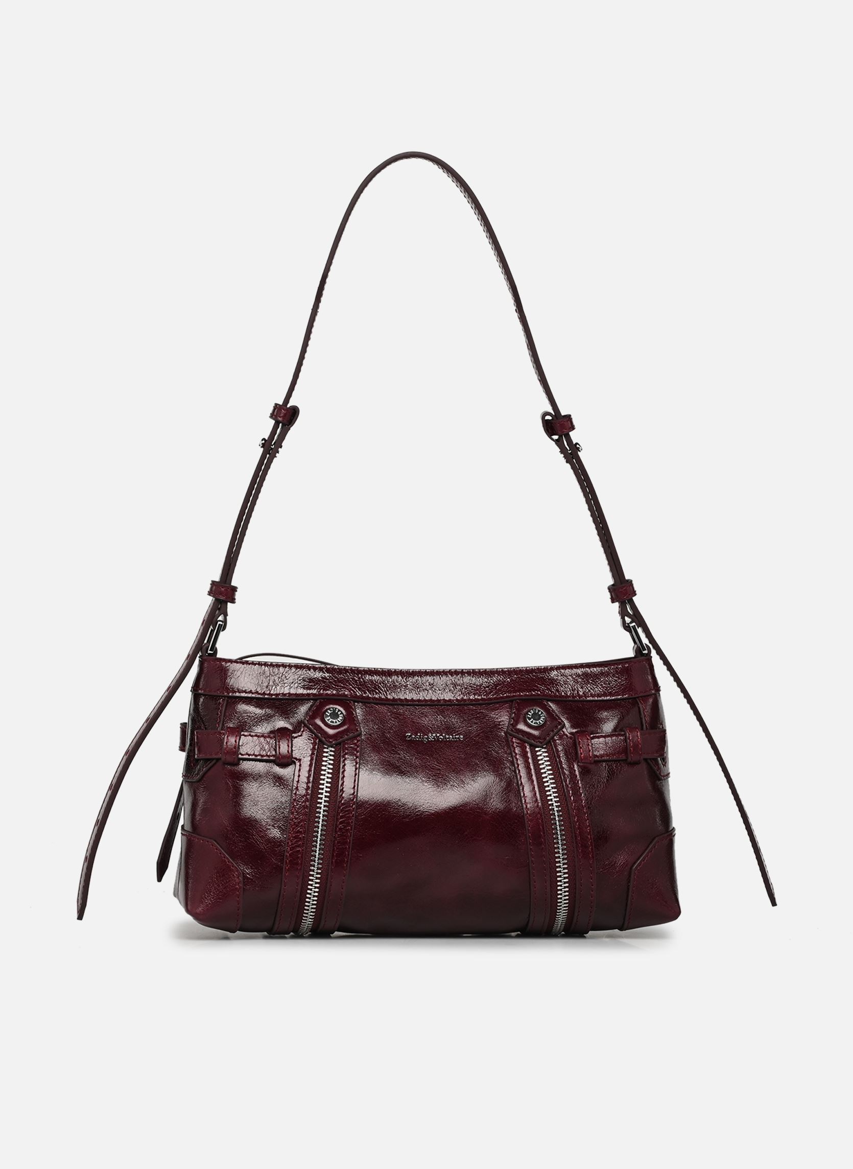 Taschen Baby Madison Vintage Patent damen bordeaux Zadig & Voltaire Taschen Baby Madison Vintage Patent damen bordeaux DEEP PURPLE