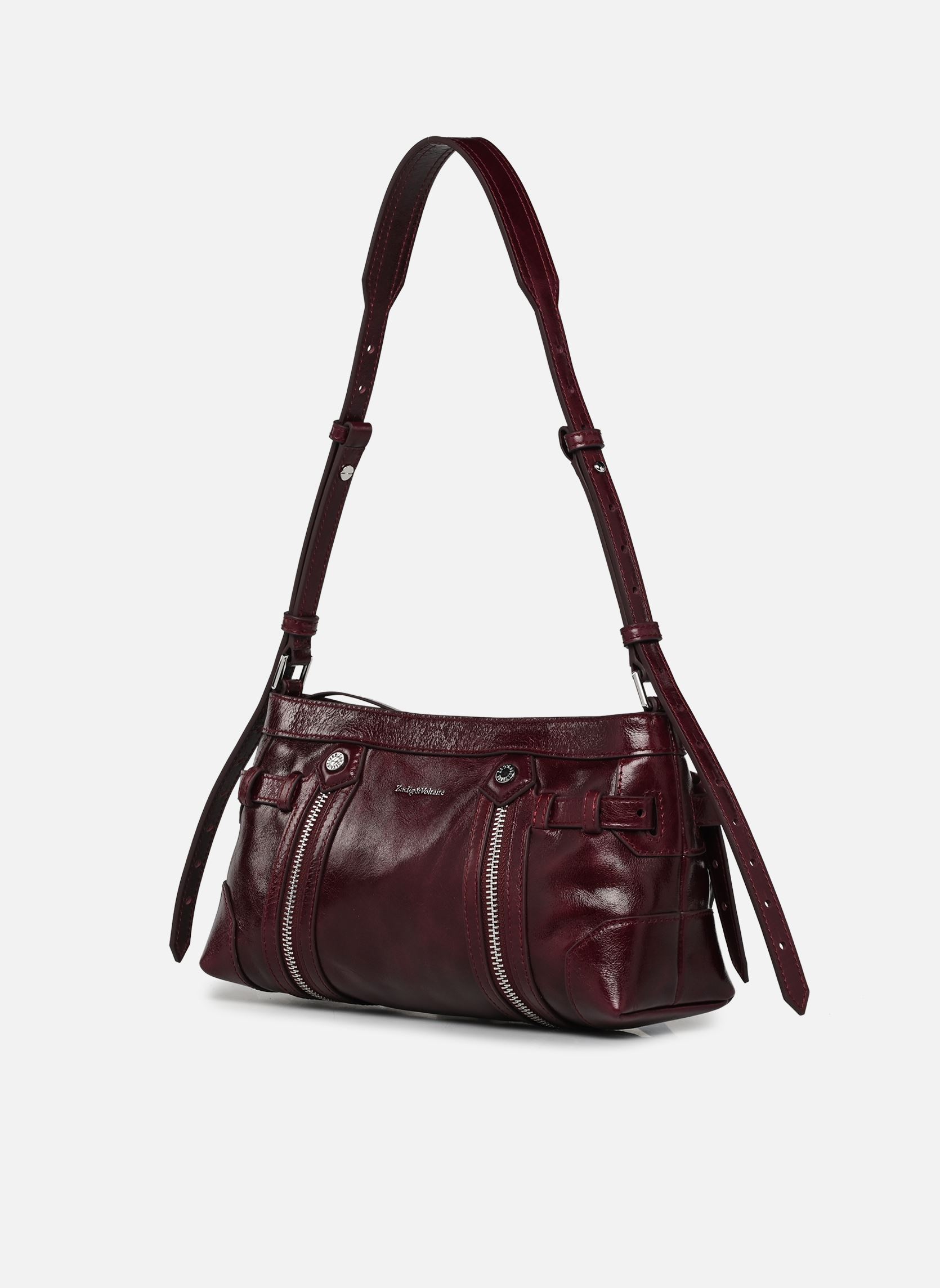 Taschen Baby Madison Vintage Patent damen bordeaux Zadig & Voltaire Taschen Baby Madison Vintage Patent damen bordeaux DEEP PURPLE