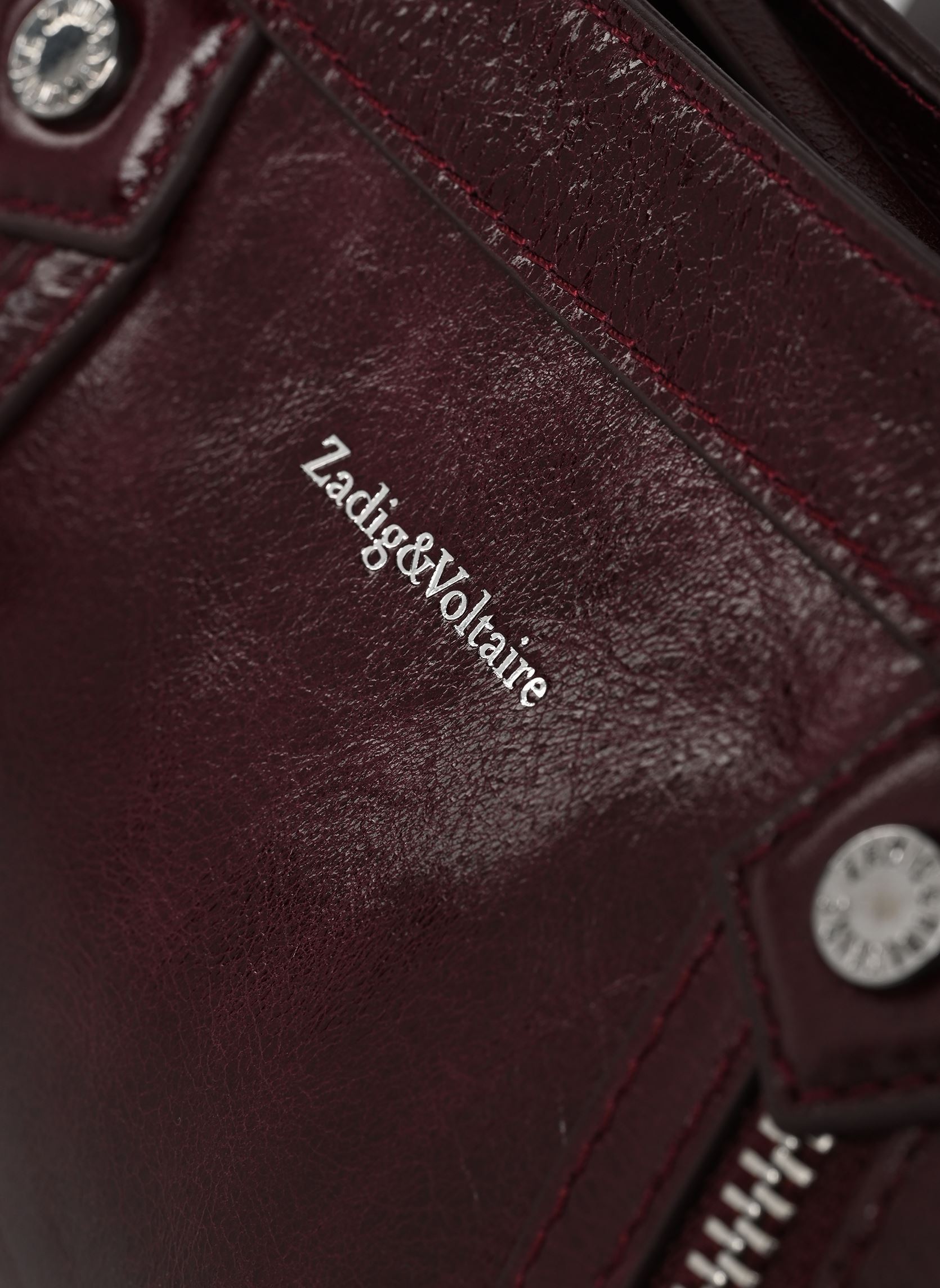 Taschen Baby Madison Vintage Patent damen bordeaux Zadig & Voltaire Taschen Baby Madison Vintage Patent damen bordeaux DEEP PURPLE