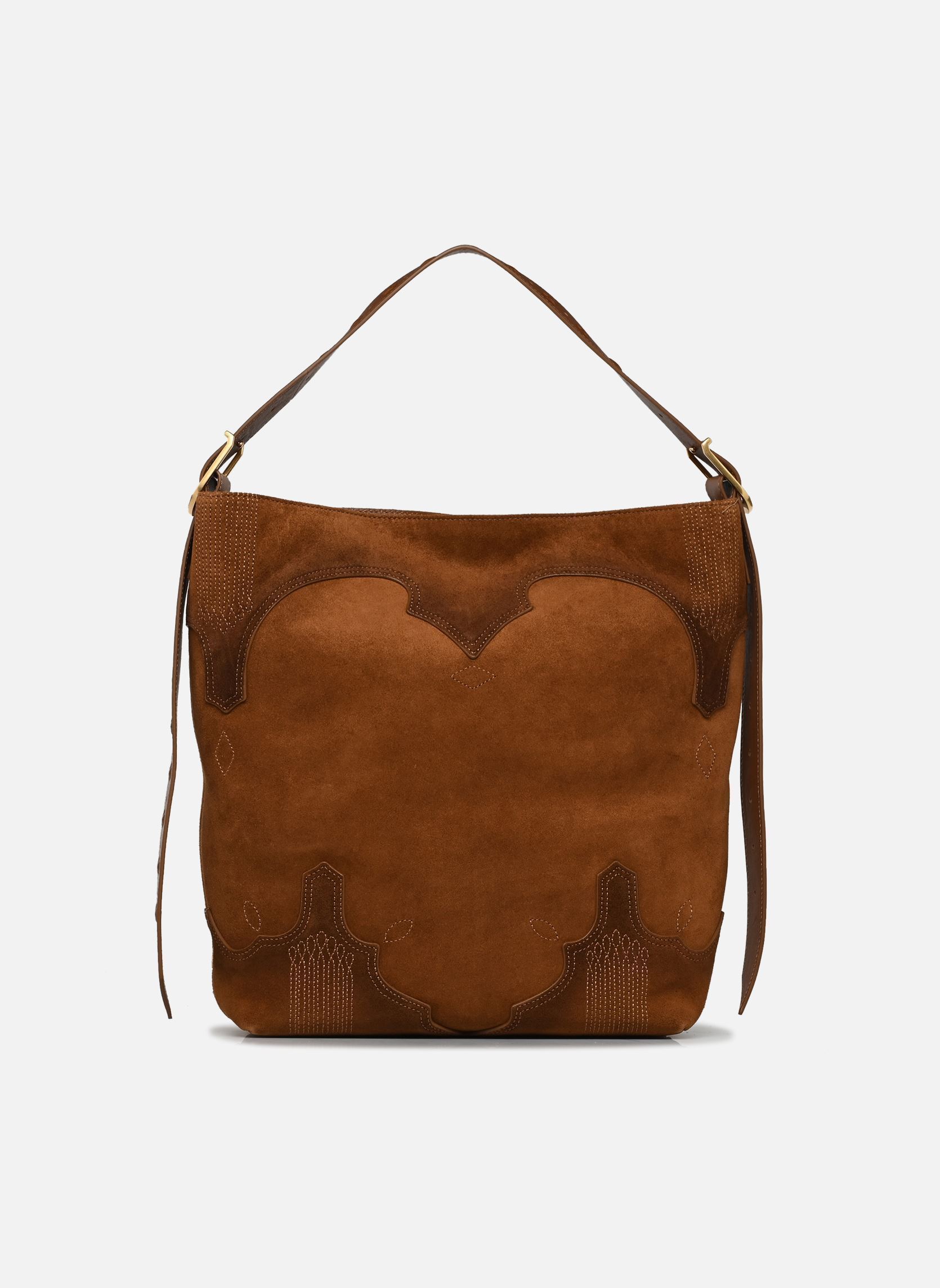 Taschen Jane Hobo Western Used damen braun Zadig & Voltaire Taschen Jane Hobo Western Used damen braun COGNAC