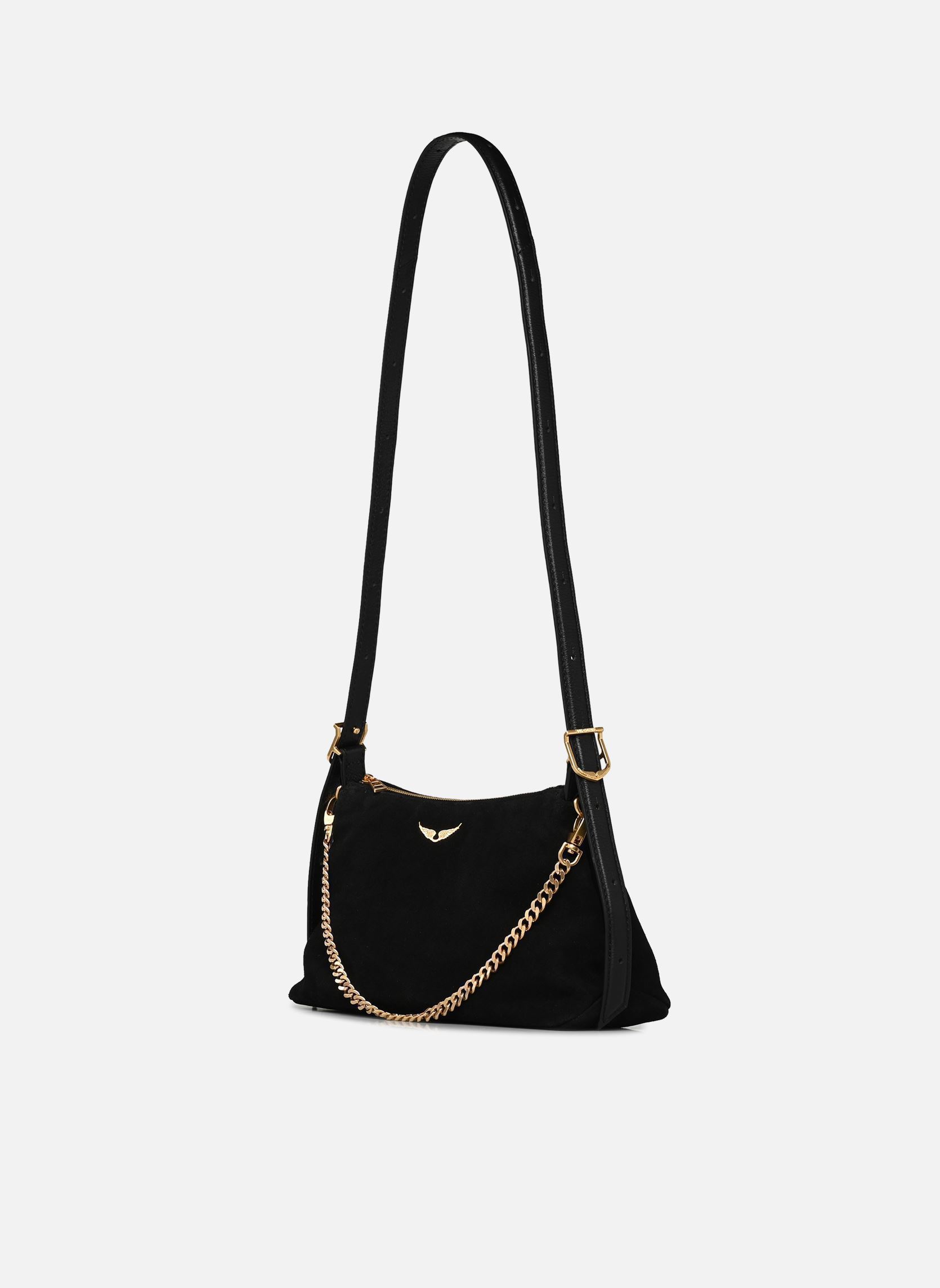 Sacs Jim Nano Suede femme noir Zadig & Voltaire Sacs Jim Nano Suede femme noir BLACK GOLD