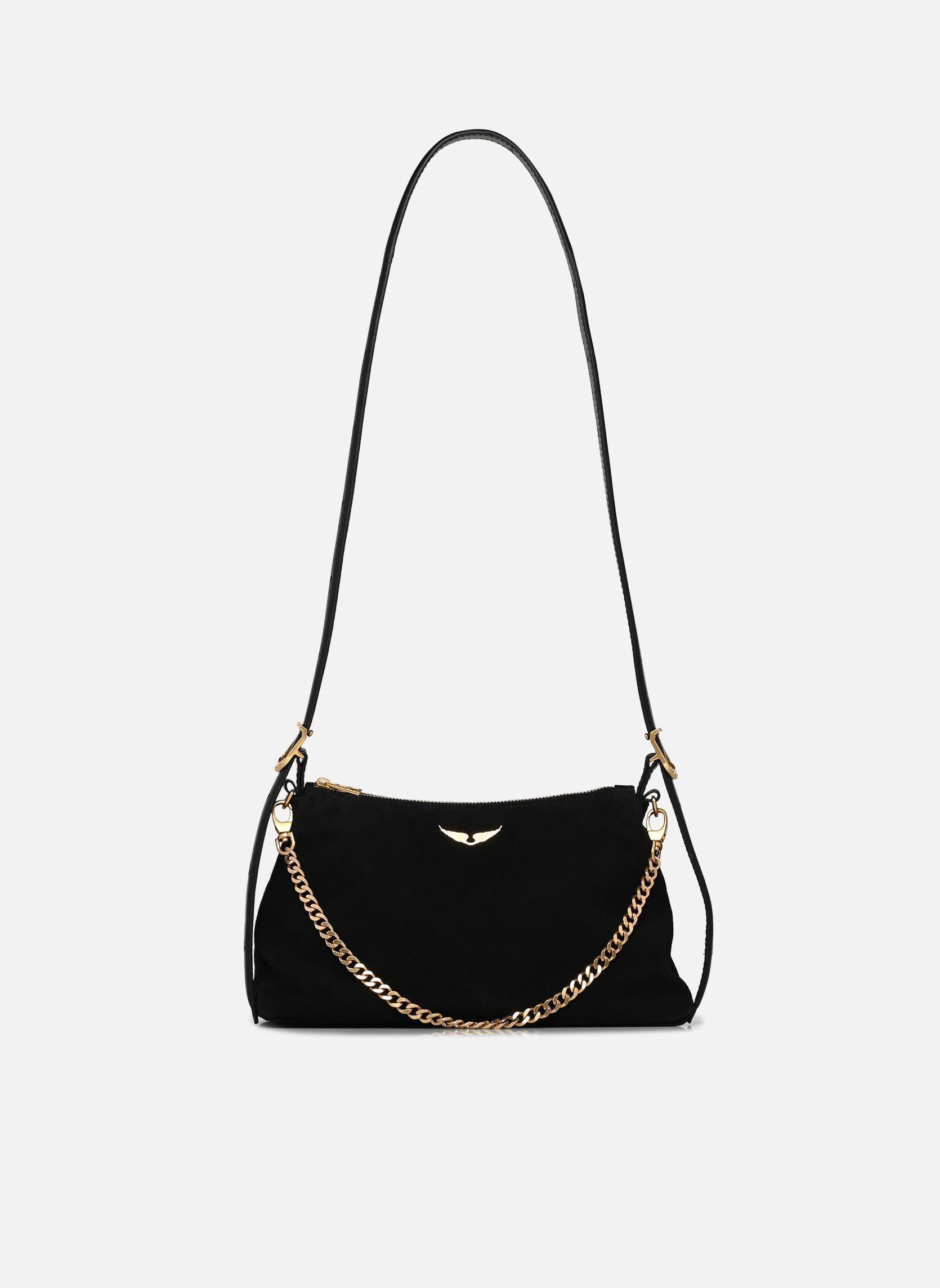Sacs Jim Nano Suede femme noir Zadig & Voltaire Sacs Jim Nano Suede femme noir BLACK GOLD