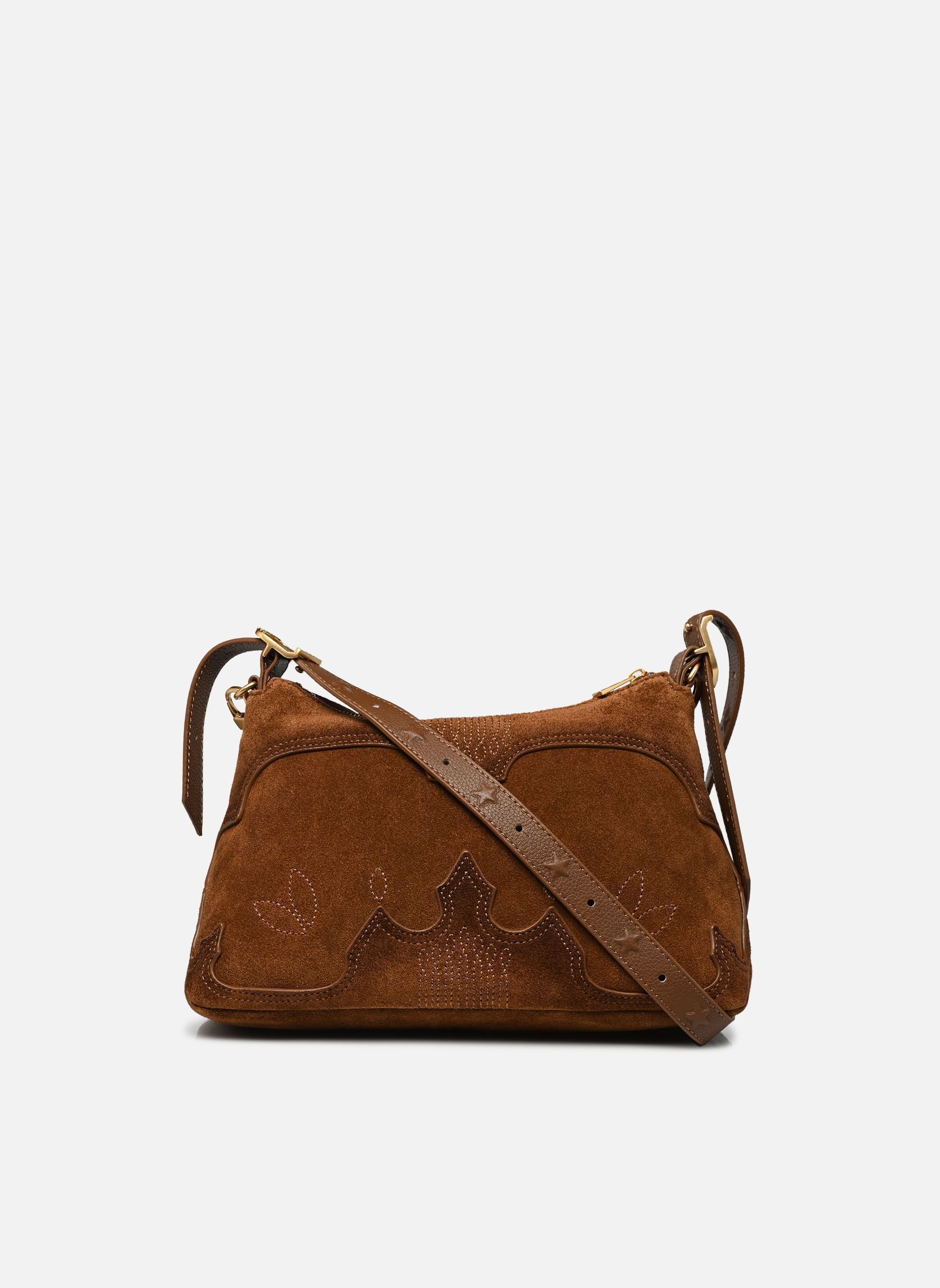 Taschen Jim Nano Western Used damen braun Zadig & Voltaire Taschen Jim Nano Western Used damen braun COGNAC