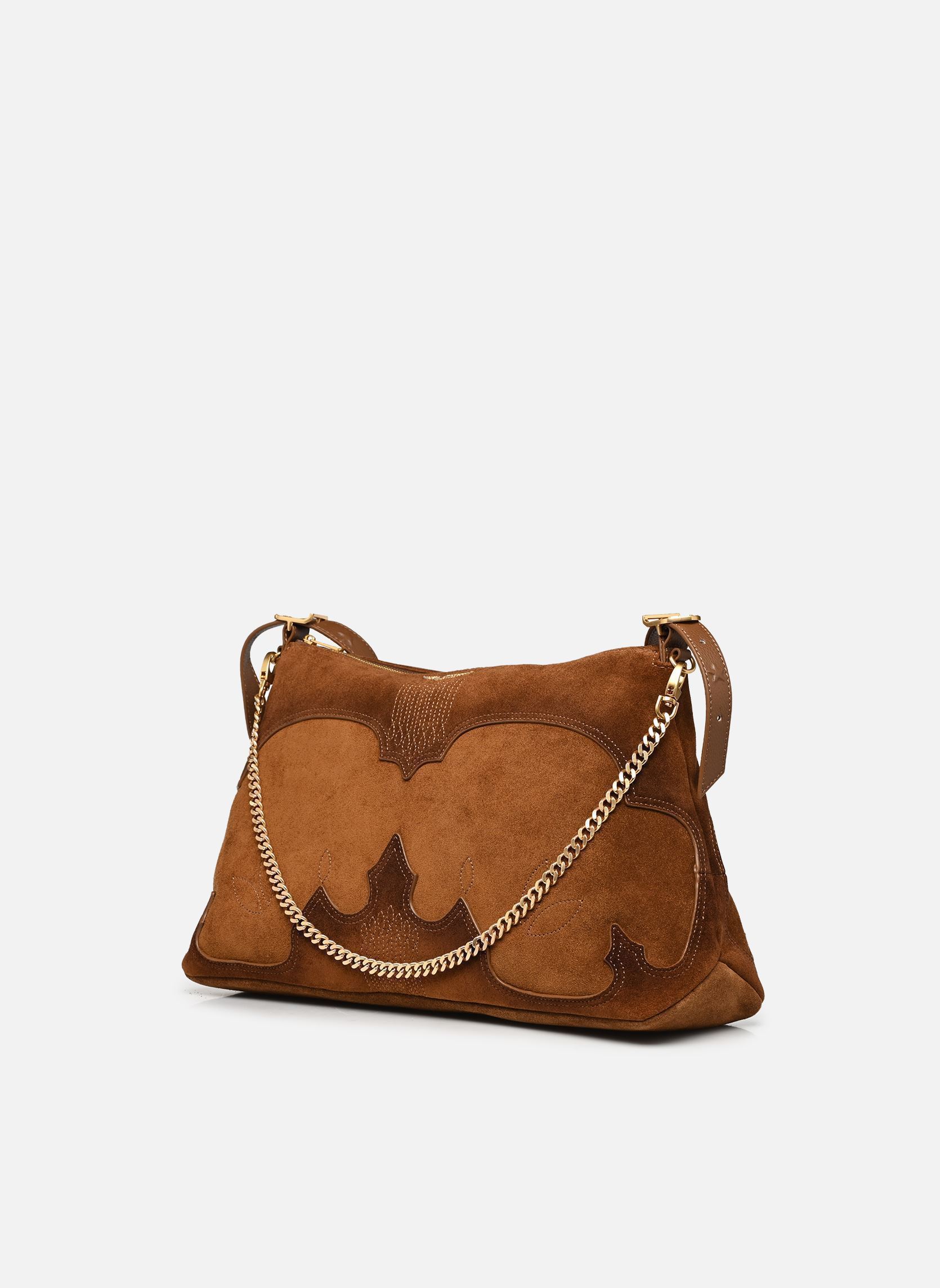 Tassen Jim Western Used dames bruin Zadig & Voltaire Tassen Jim Western Used dames bruin COGNAC