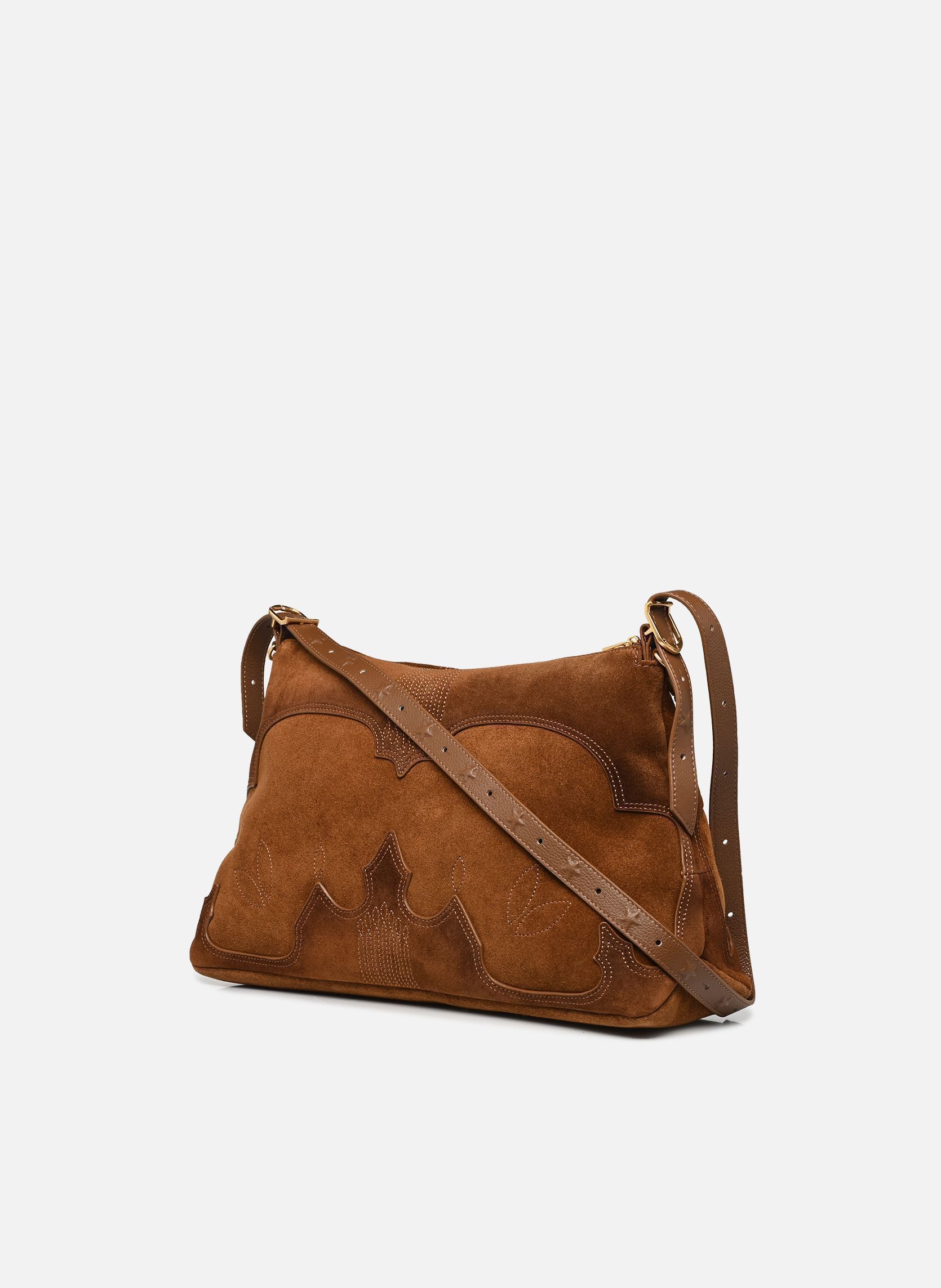 Tassen Jim Western Used dames bruin Zadig & Voltaire Tassen Jim Western Used dames bruin COGNAC