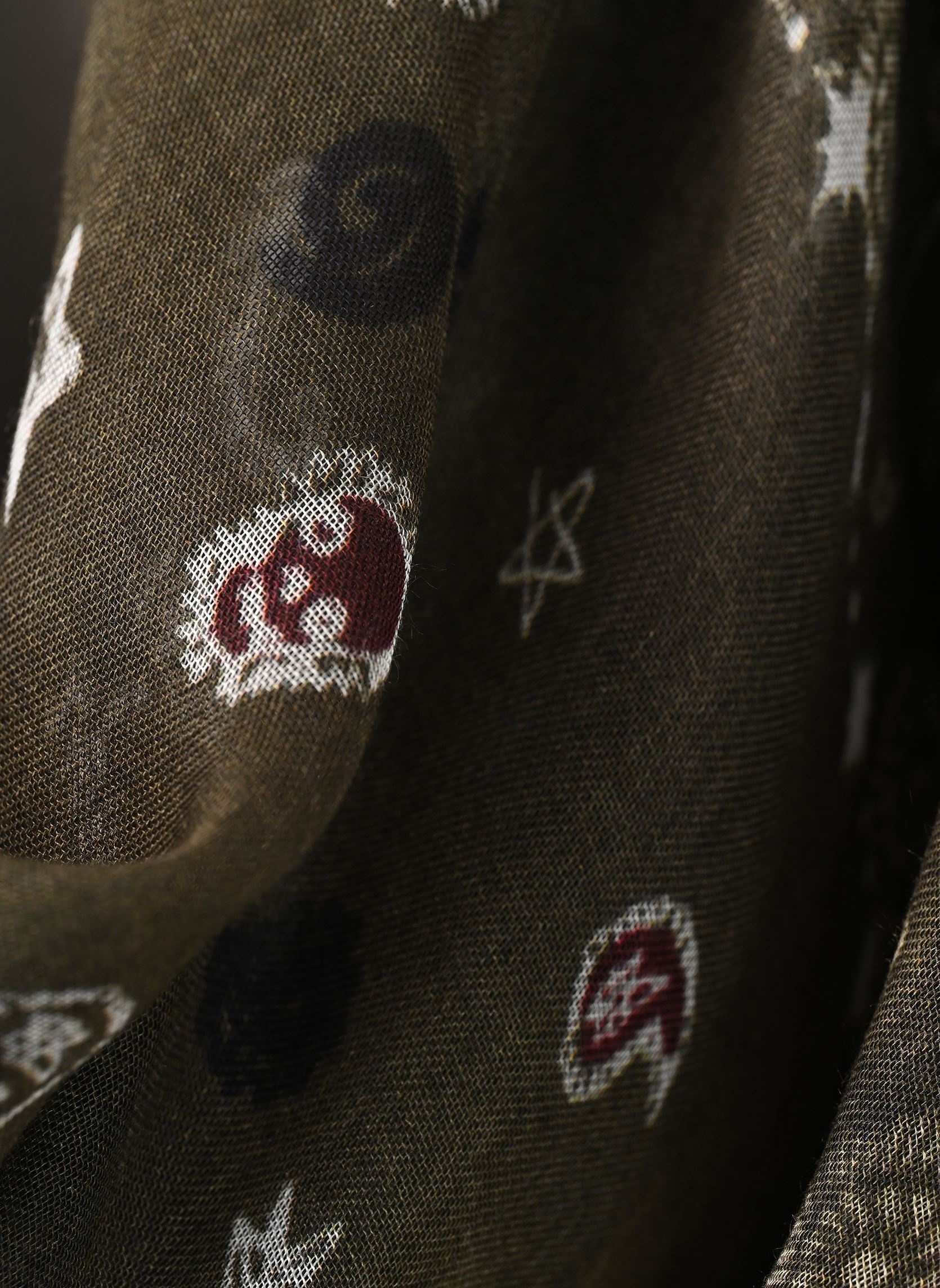 Sjaals Kerry Vintage Bandana dames groen Zadig & Voltaire Sjaals Kerry Vintage Bandana dames groen MOUSSE