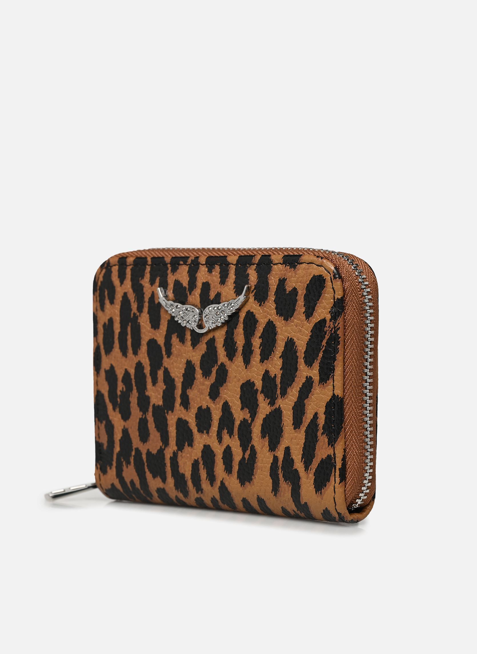 Geldbeutel Mini Zv Grained Leather Leo damen braun Zadig & Voltaire Geldbeutel Mini Zv Grained Leather Leo damen braun BRANDY