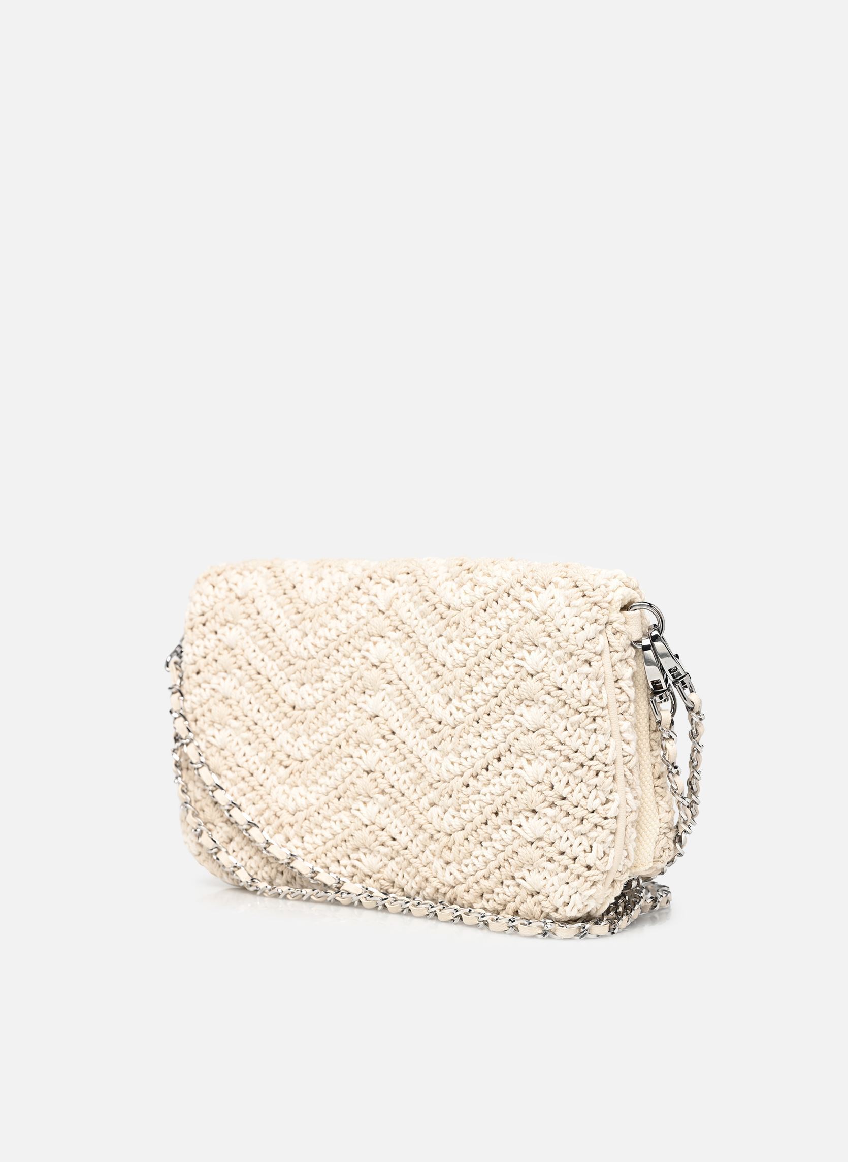 Sacs à main Rock Macrame femme blanc Zadig & Voltaire Sacs à main Rock Macrame femme blanc FLASH
