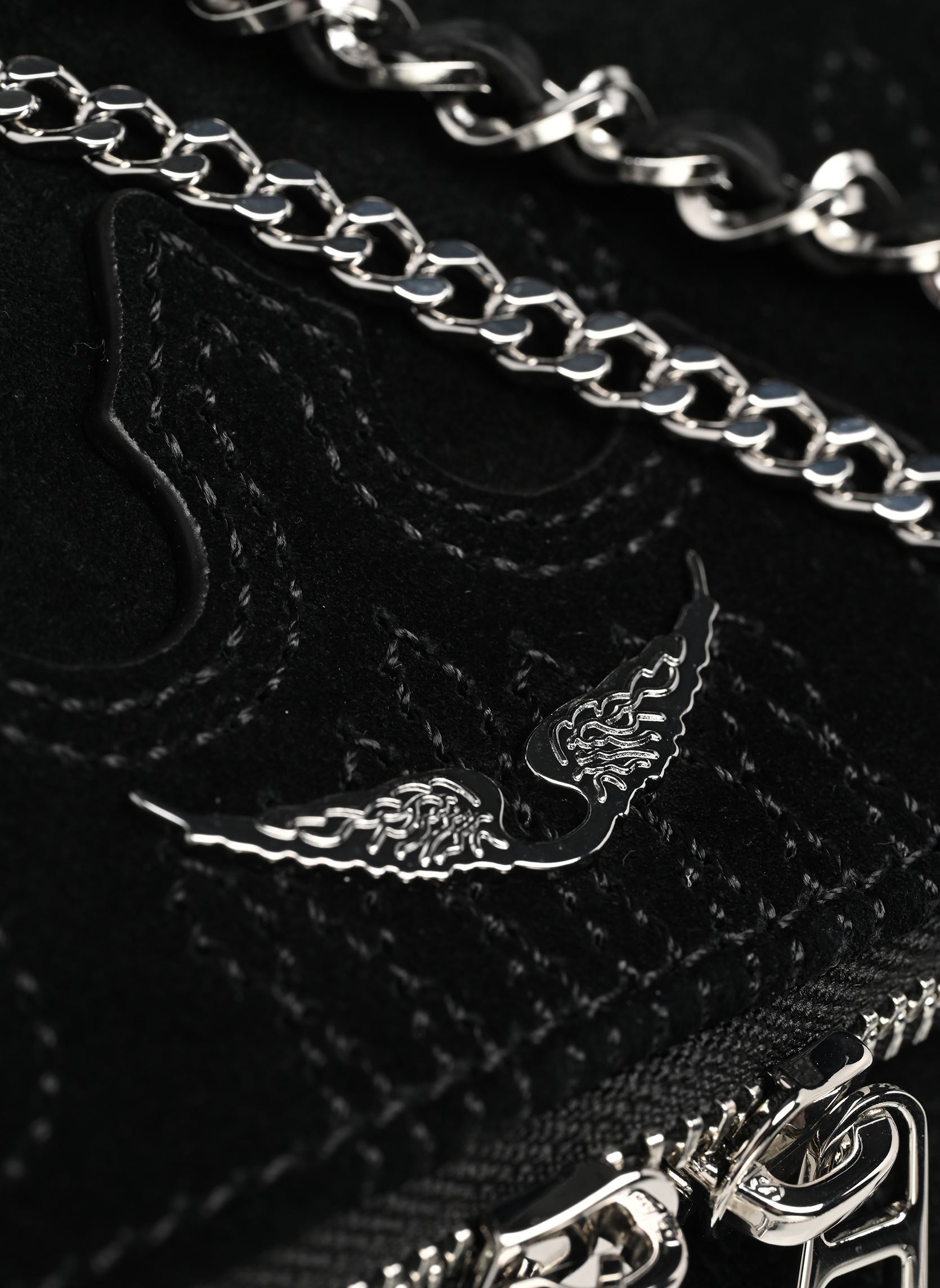 Sacs bandoulière Rock Nano Western Used femme noir Zadig & Voltaire Sacs bandoulière Rock Nano Western Used femme noir BLACK