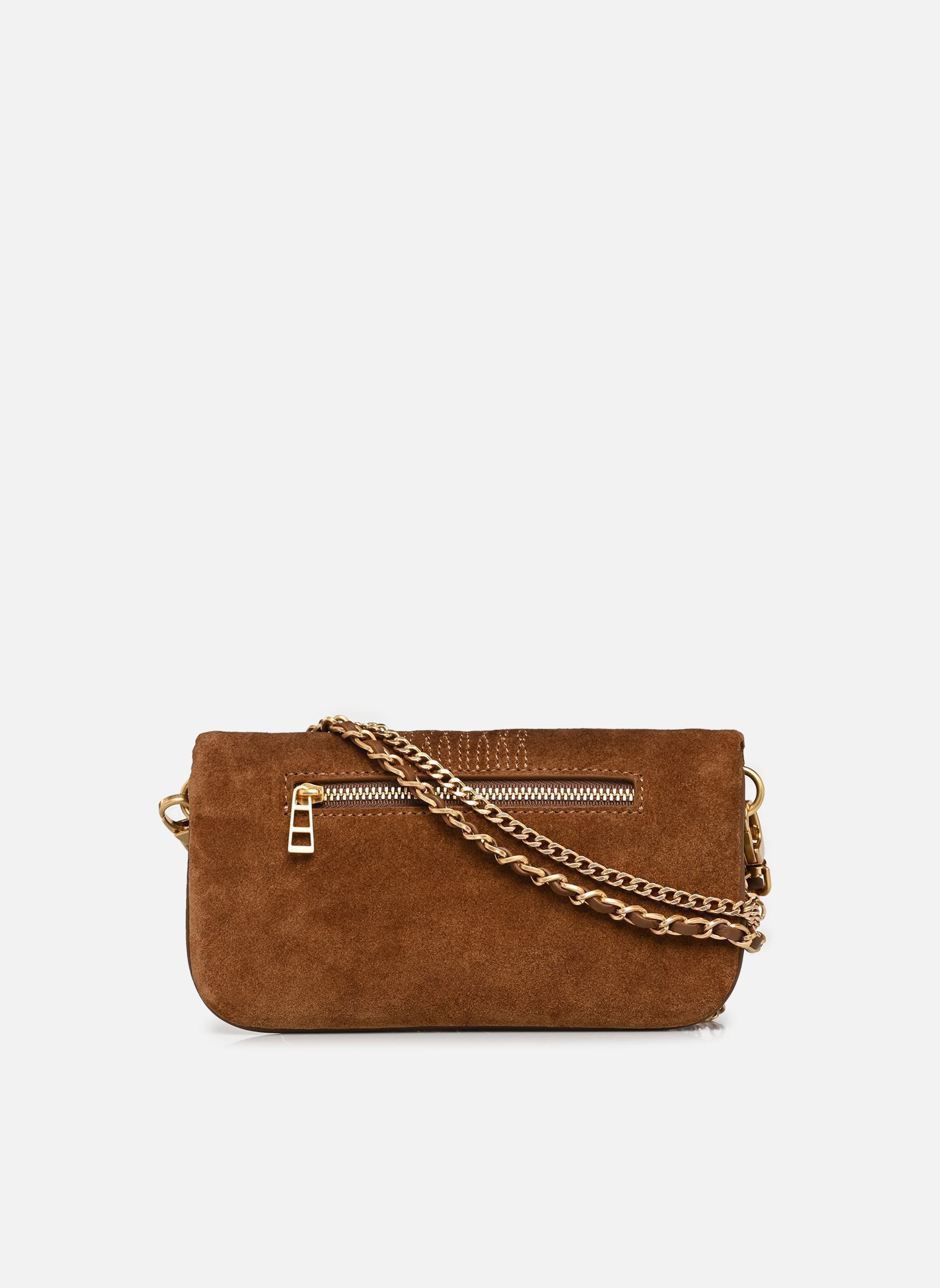Sacs bandoulière Rock Nano Western Used femme marron Zadig & Voltaire Sacs bandoulière Rock Nano Western Used femme marron COGNAC
