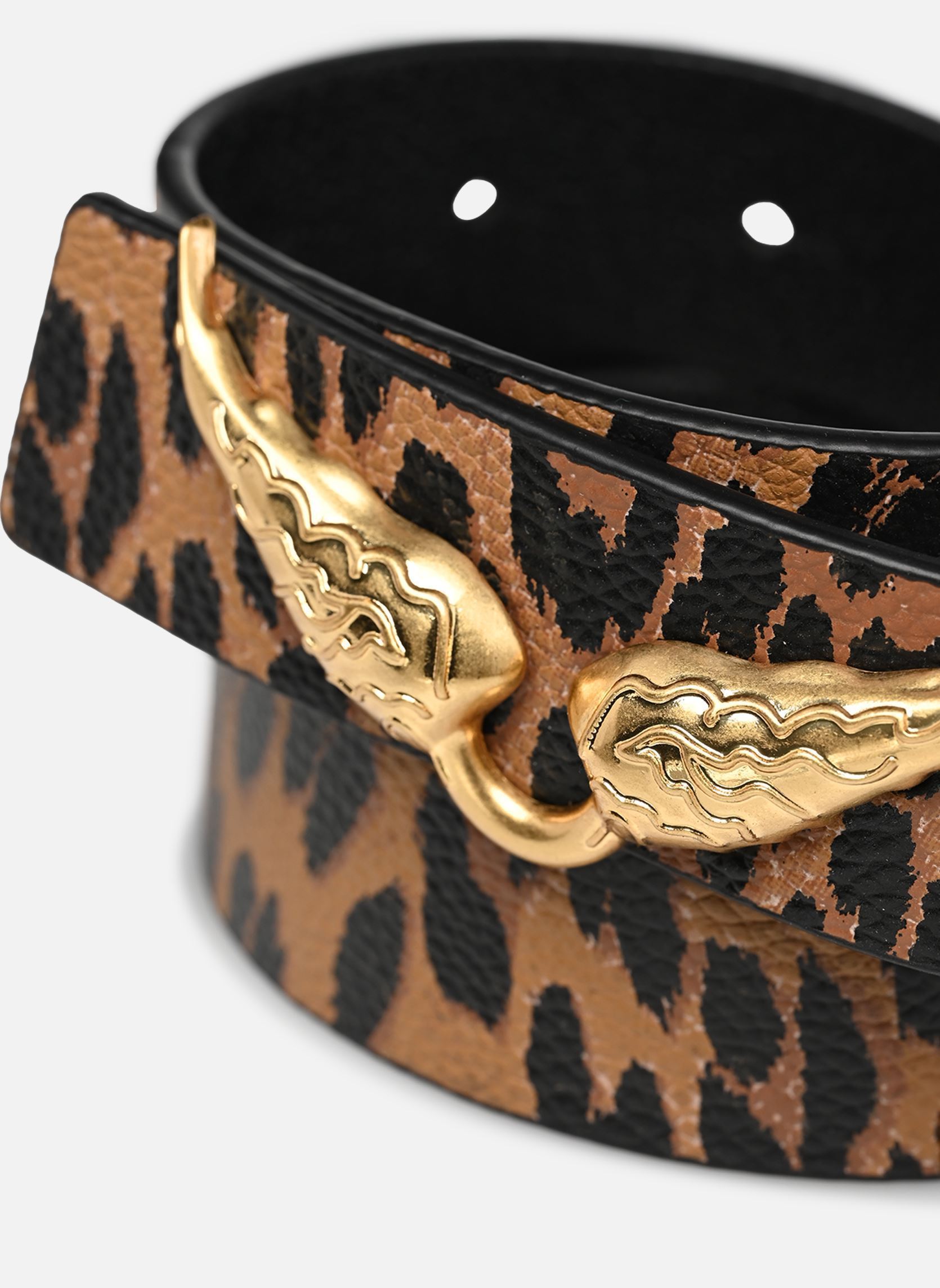 Gürtel Rock Reversible 30Mm Leo damen braun Zadig & Voltaire Gürtel Rock Reversible 30Mm Leo damen braun BRANDY