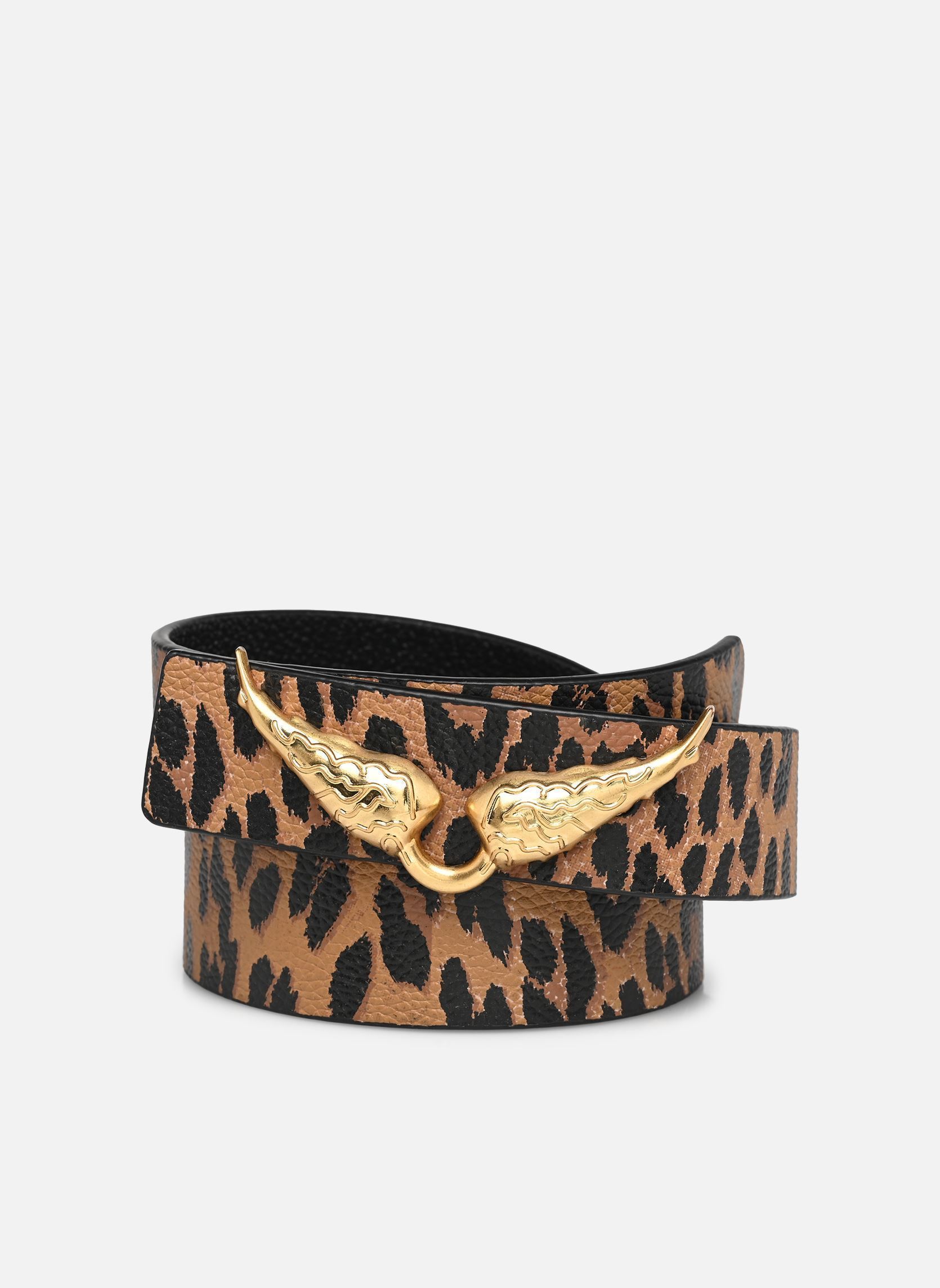 Gürtel Rock Reversible 30Mm Leo damen braun Zadig & Voltaire Gürtel Rock Reversible 30Mm Leo damen braun BRANDY