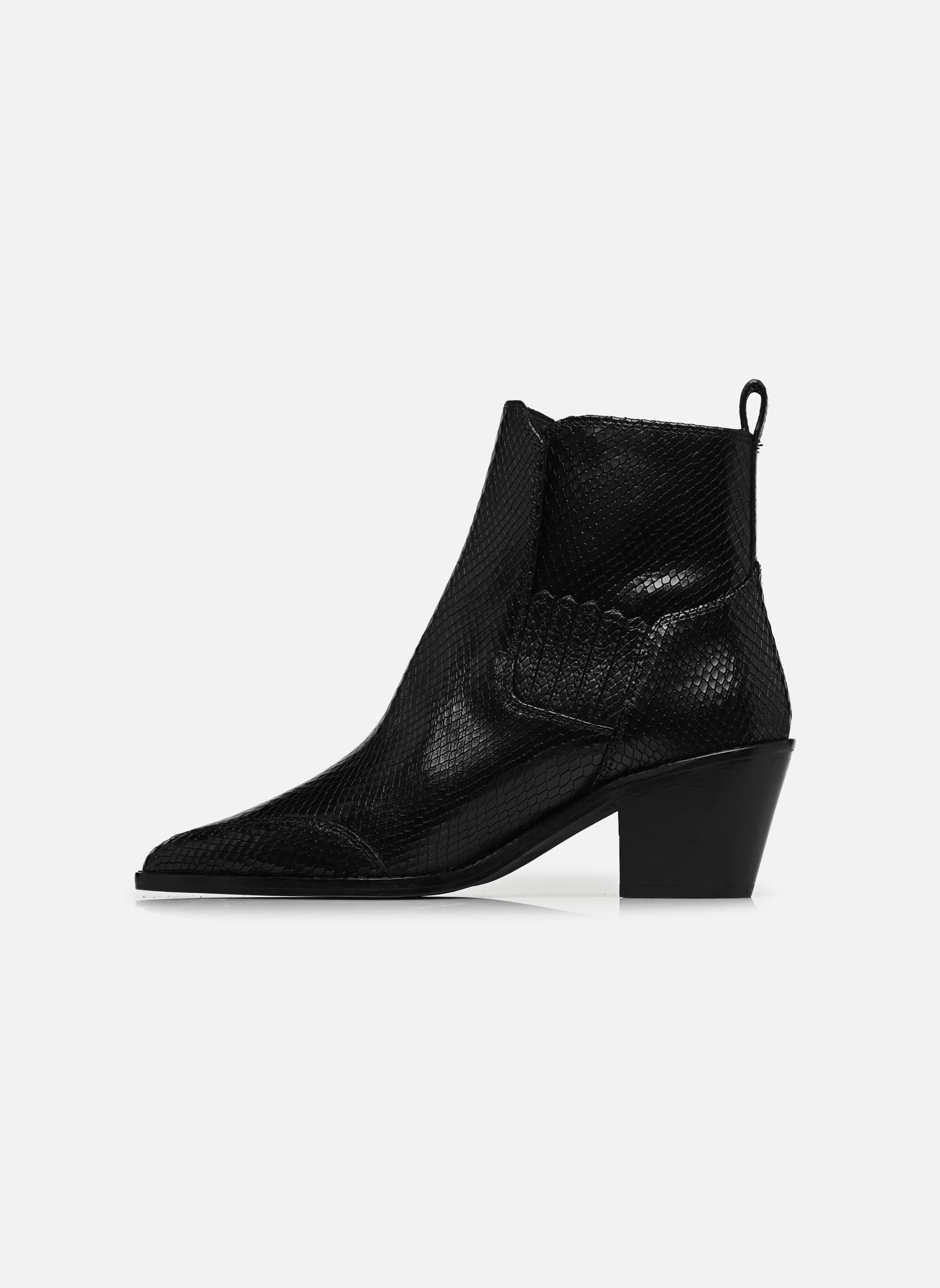 Lage enkellaarsjes Tyler Neo Soft Wild dames zwart Zadig & Voltaire Lage enkellaarsjes Tyler Neo Soft Wild dames zwart BLACK