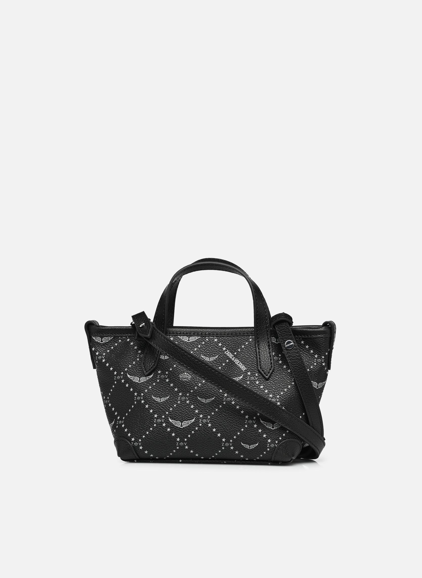 Handtassen Z Shopper Nano Arty Tag dames zwart Zadig & Voltaire Handtassen Z Shopper Nano Arty Tag dames zwart BLACK