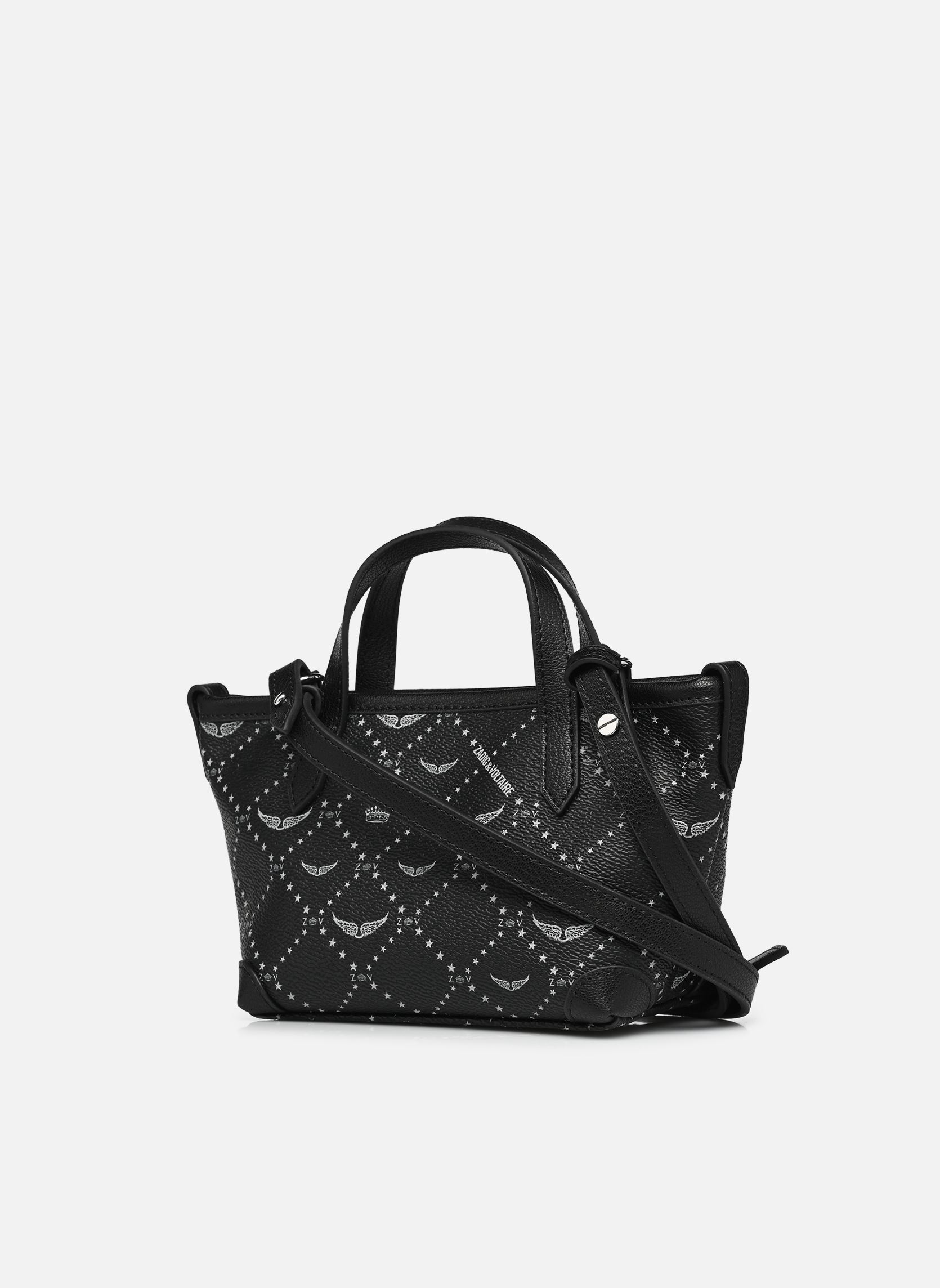 Handtassen Z Shopper Nano Arty Tag dames zwart Zadig & Voltaire Handtassen Z Shopper Nano Arty Tag dames zwart BLACK