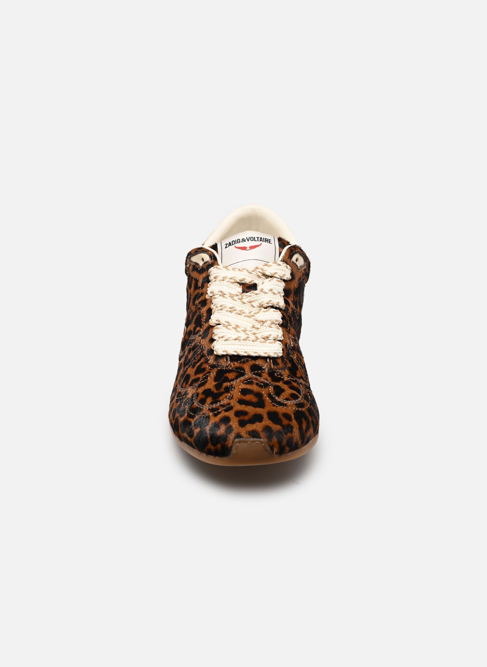 Baskets basses Zv Dance Leo Pony femme marron Zadig & Voltaire Baskets basses Zv Dance Leo Pony femme marron BRANDY