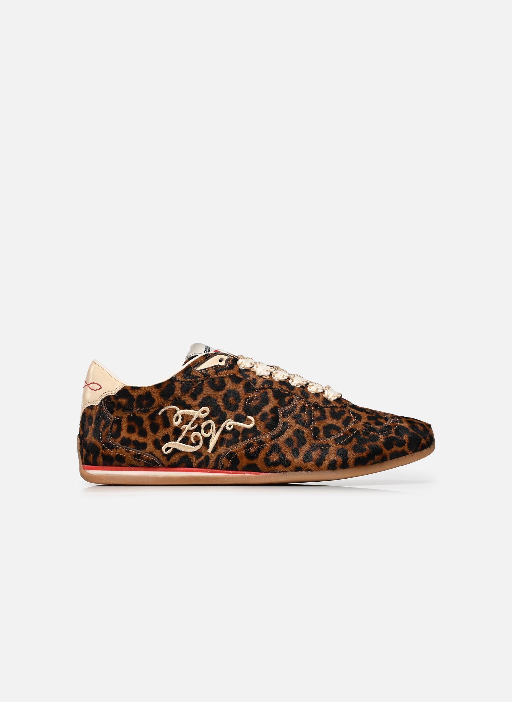 Baskets basses Zv Dance Leo Pony femme marron Zadig & Voltaire Baskets basses Zv Dance Leo Pony femme marron BRANDY