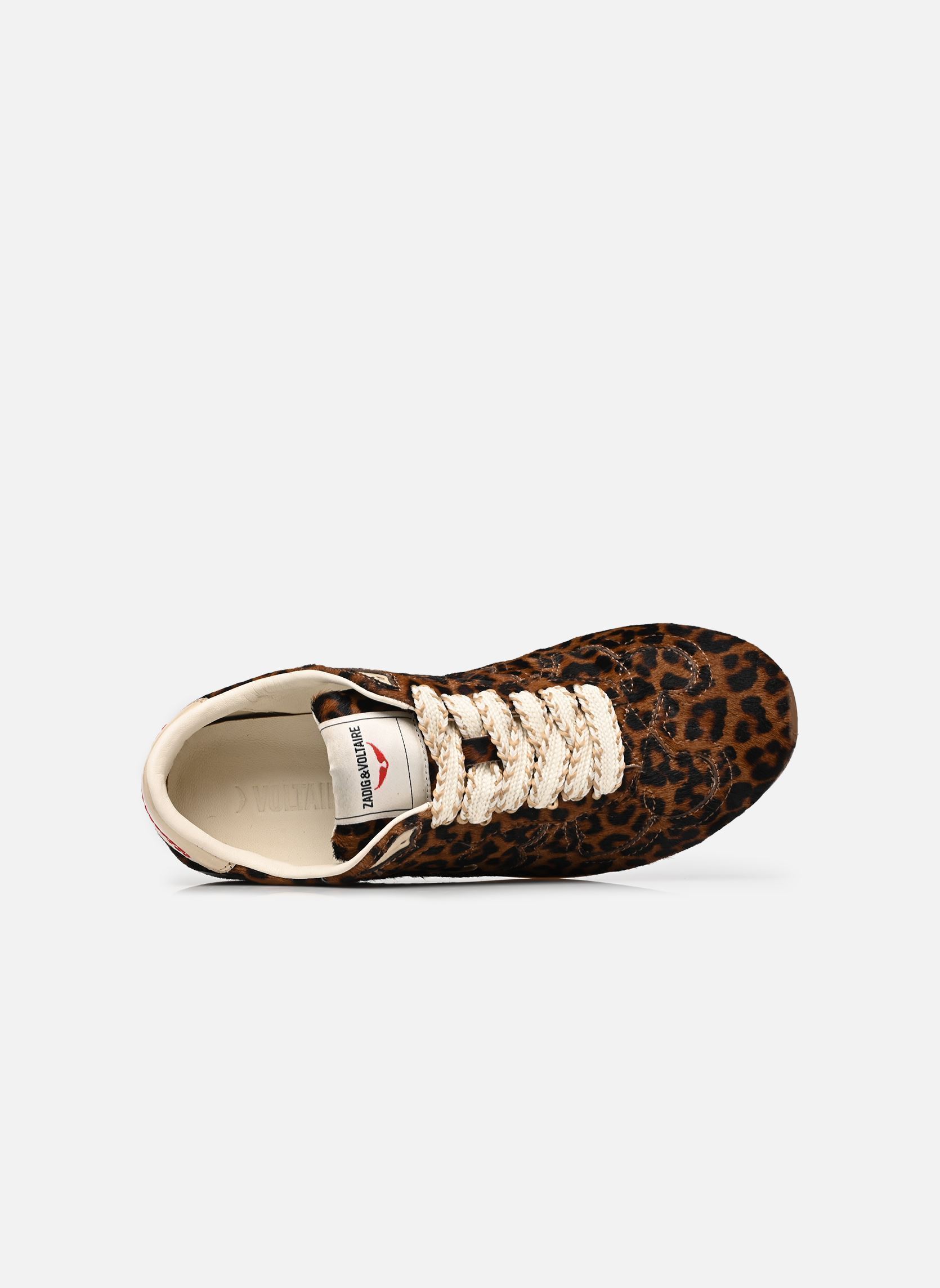Baskets basses Zv Dance Leo Pony femme marron Zadig & Voltaire Baskets basses Zv Dance Leo Pony femme marron BRANDY