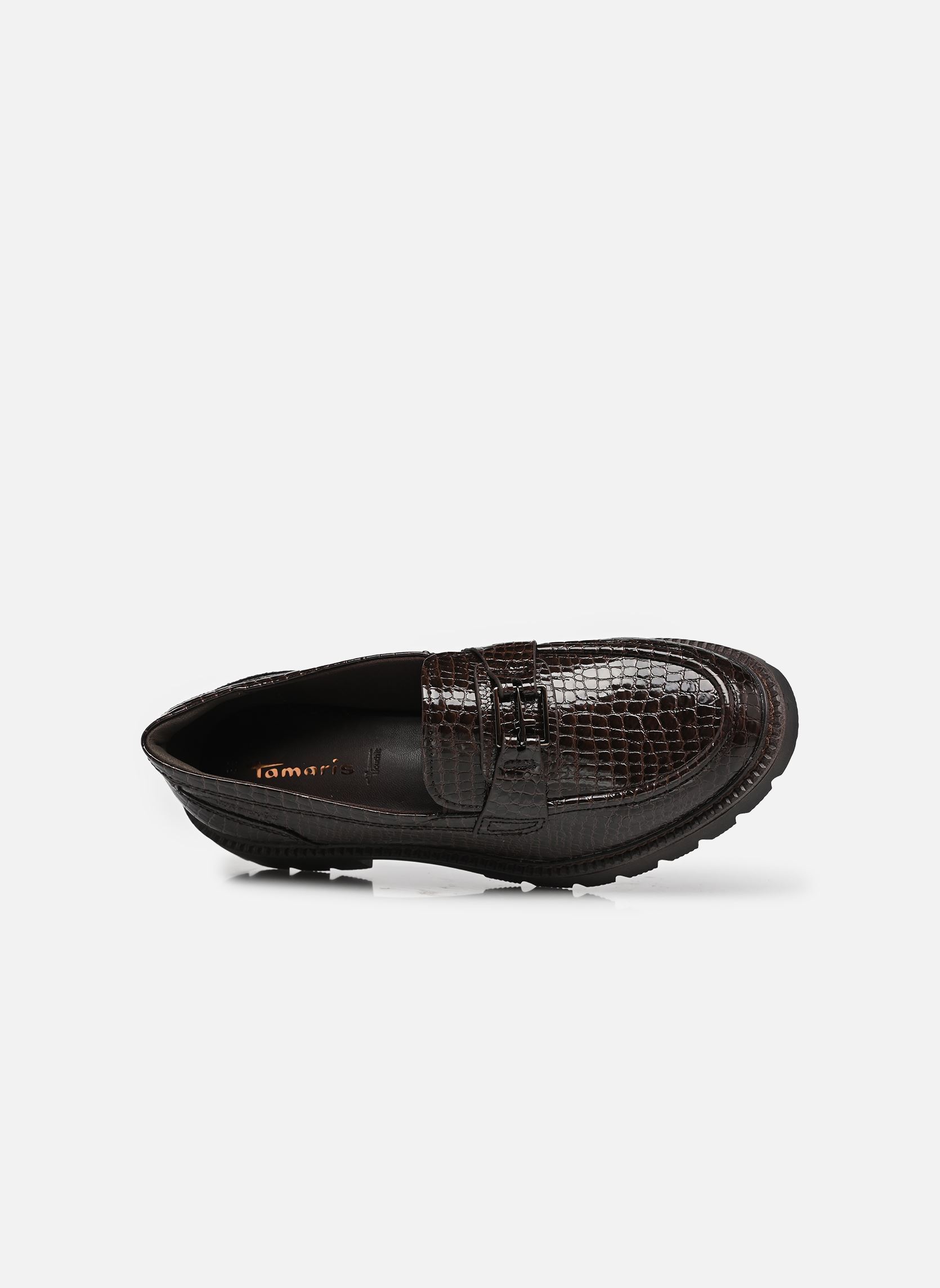 Stadsschoenen 24651-47 dames bruin Tamaris Stadsschoenen 24651-47 dames bruin MOCCA CROCO