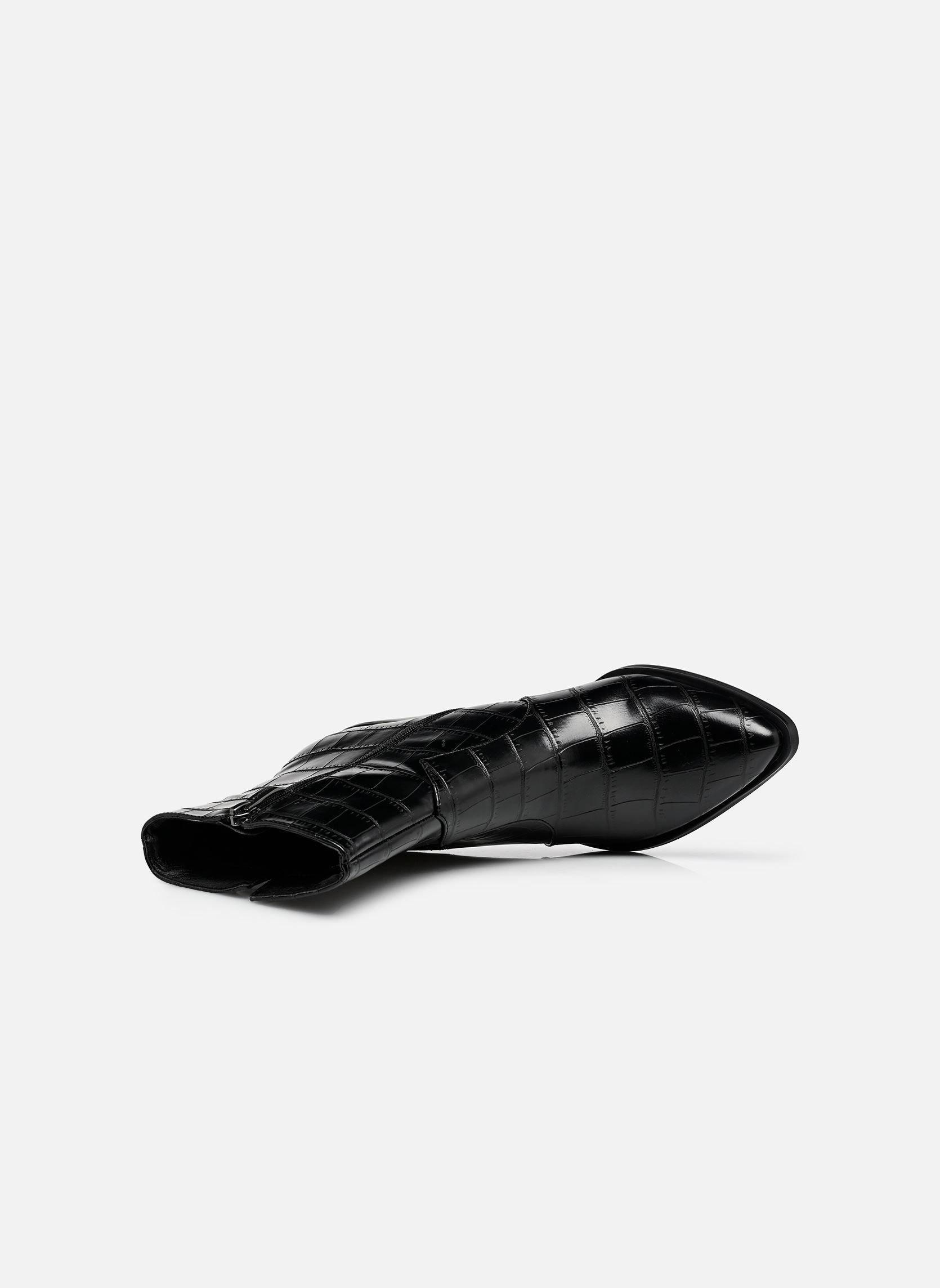 Enkellaarzen en boots 25016-47 dames zwart Tamaris Enkellaarzen en boots 25016-47 dames zwart BLACK CROCO