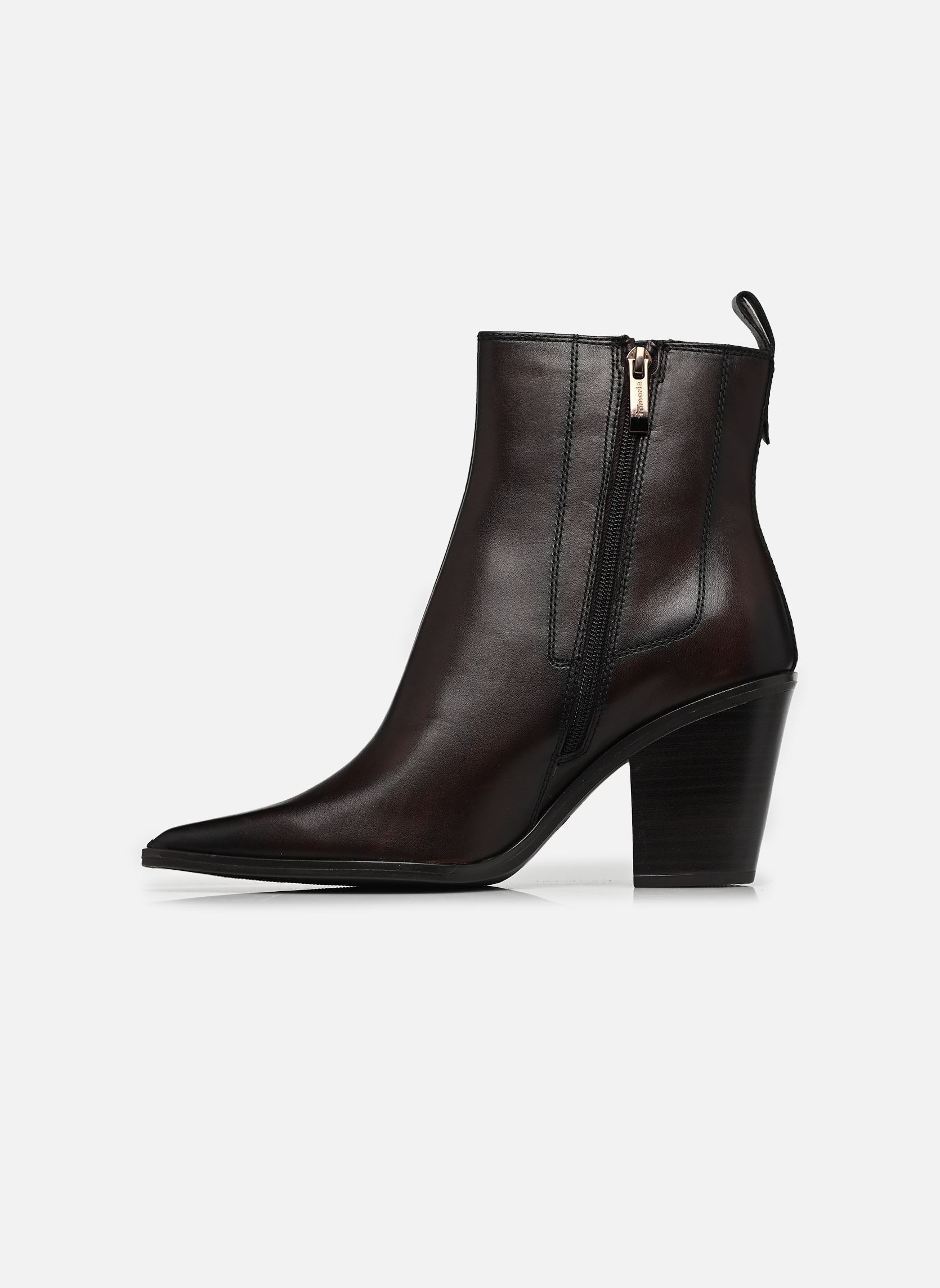 Enkellaarzen en boots 25359-47 dames bruin Tamaris Enkellaarzen en boots 25359-47 dames bruin MAHOGANY