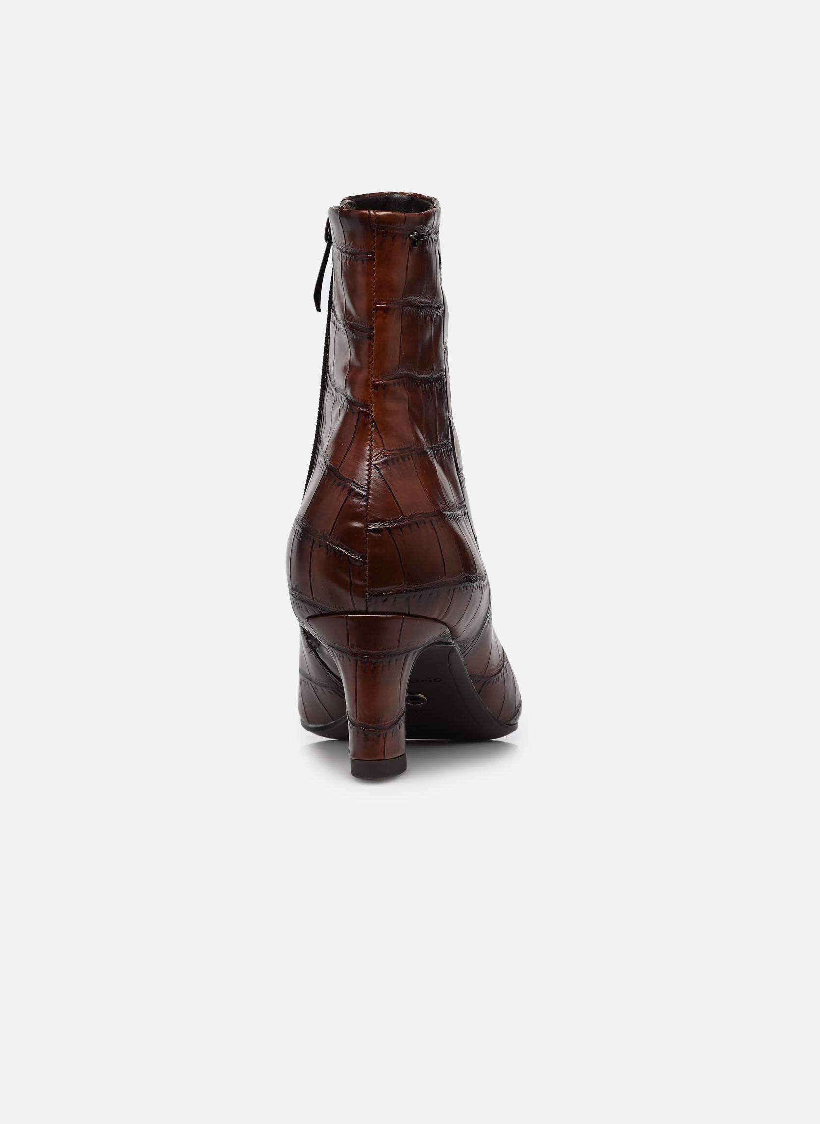 Enkellaarzen en boots 25384-47 dames bruin Tamaris Enkellaarzen en boots 25384-47 dames bruin MUSCAT CROCO
