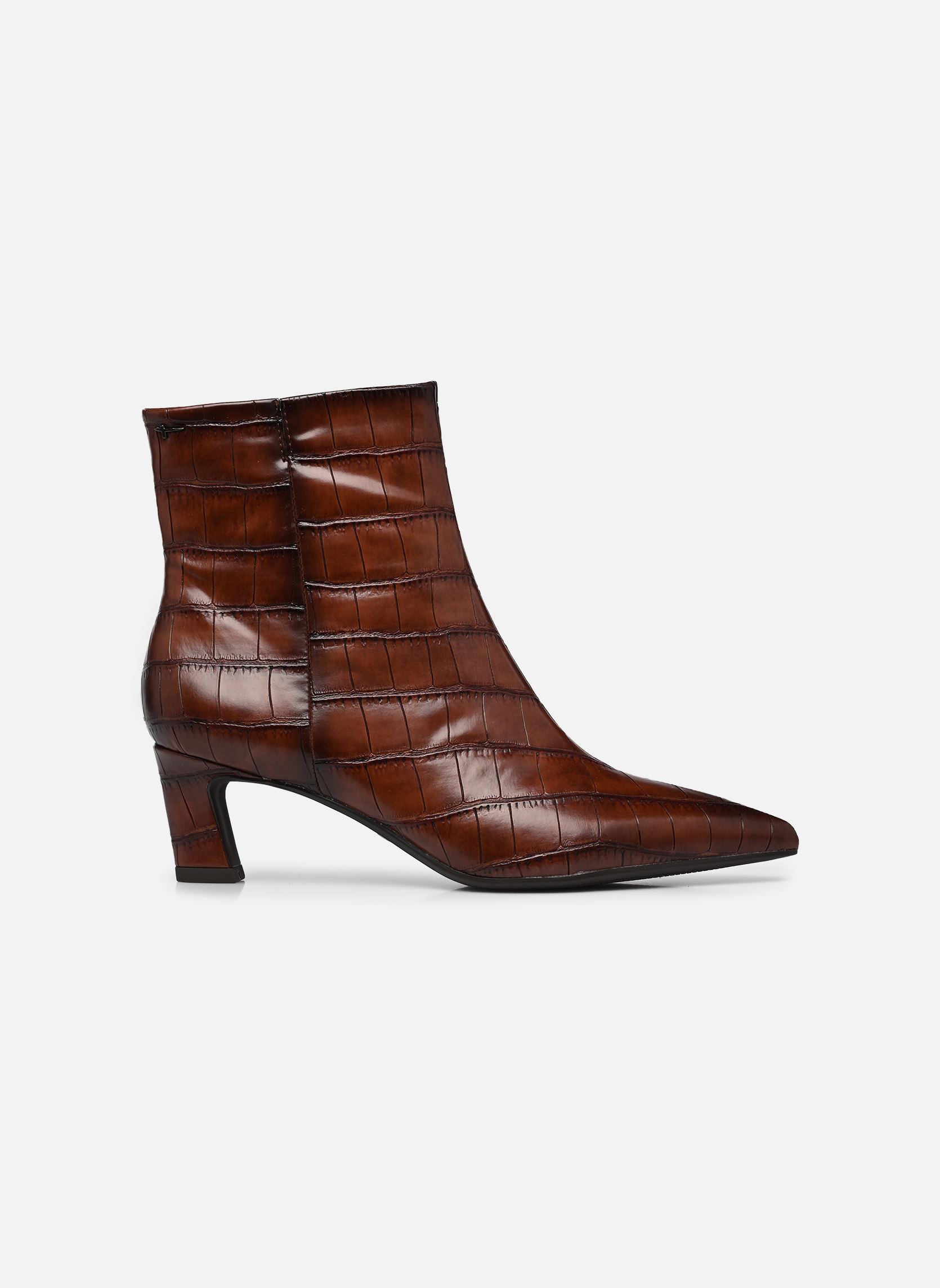 Enkellaarzen en boots 25384-47 dames bruin Tamaris Enkellaarzen en boots 25384-47 dames bruin MUSCAT CROCO