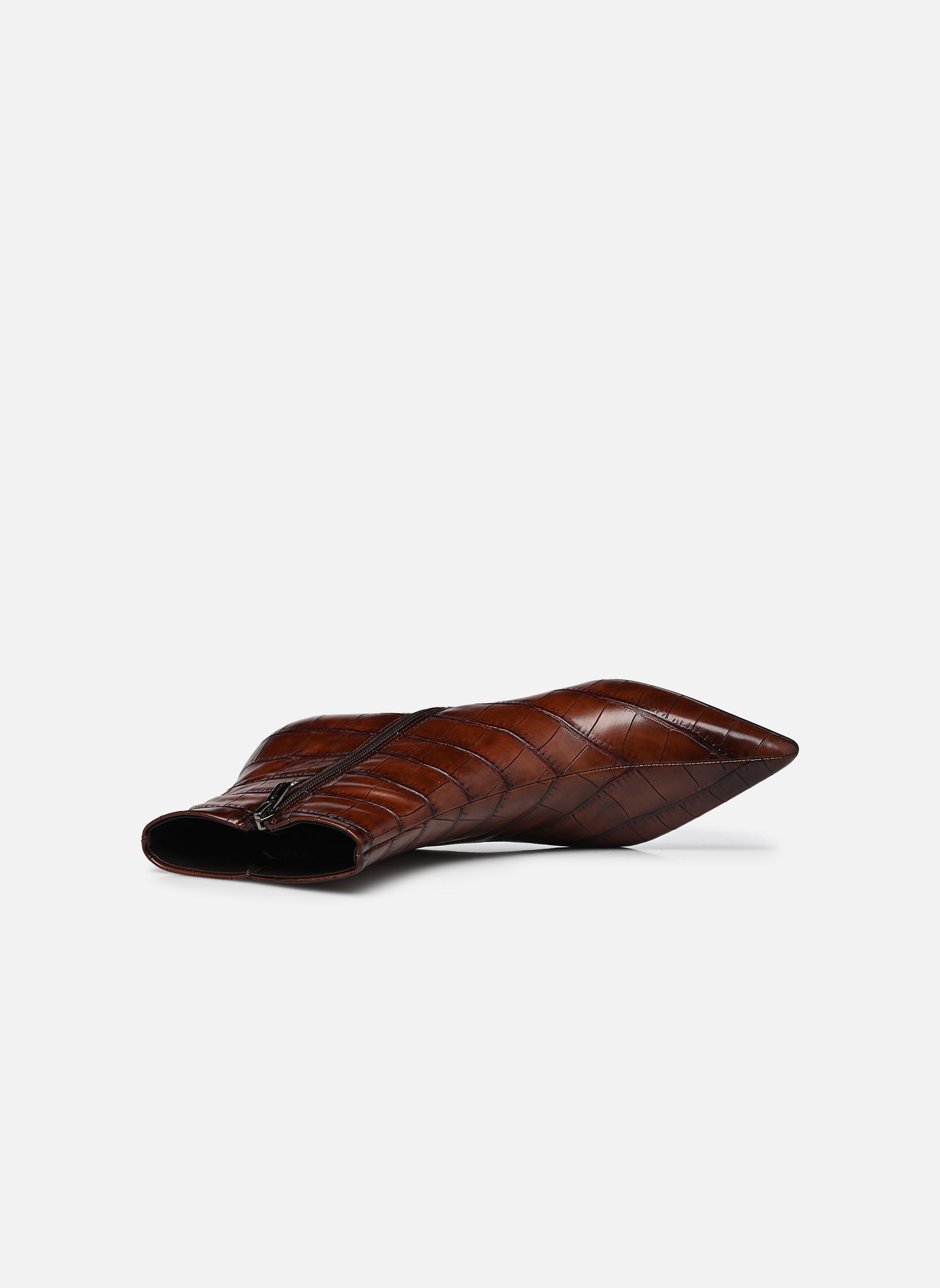 Enkellaarzen en boots 25384-47 dames bruin Tamaris Enkellaarzen en boots 25384-47 dames bruin MUSCAT CROCO